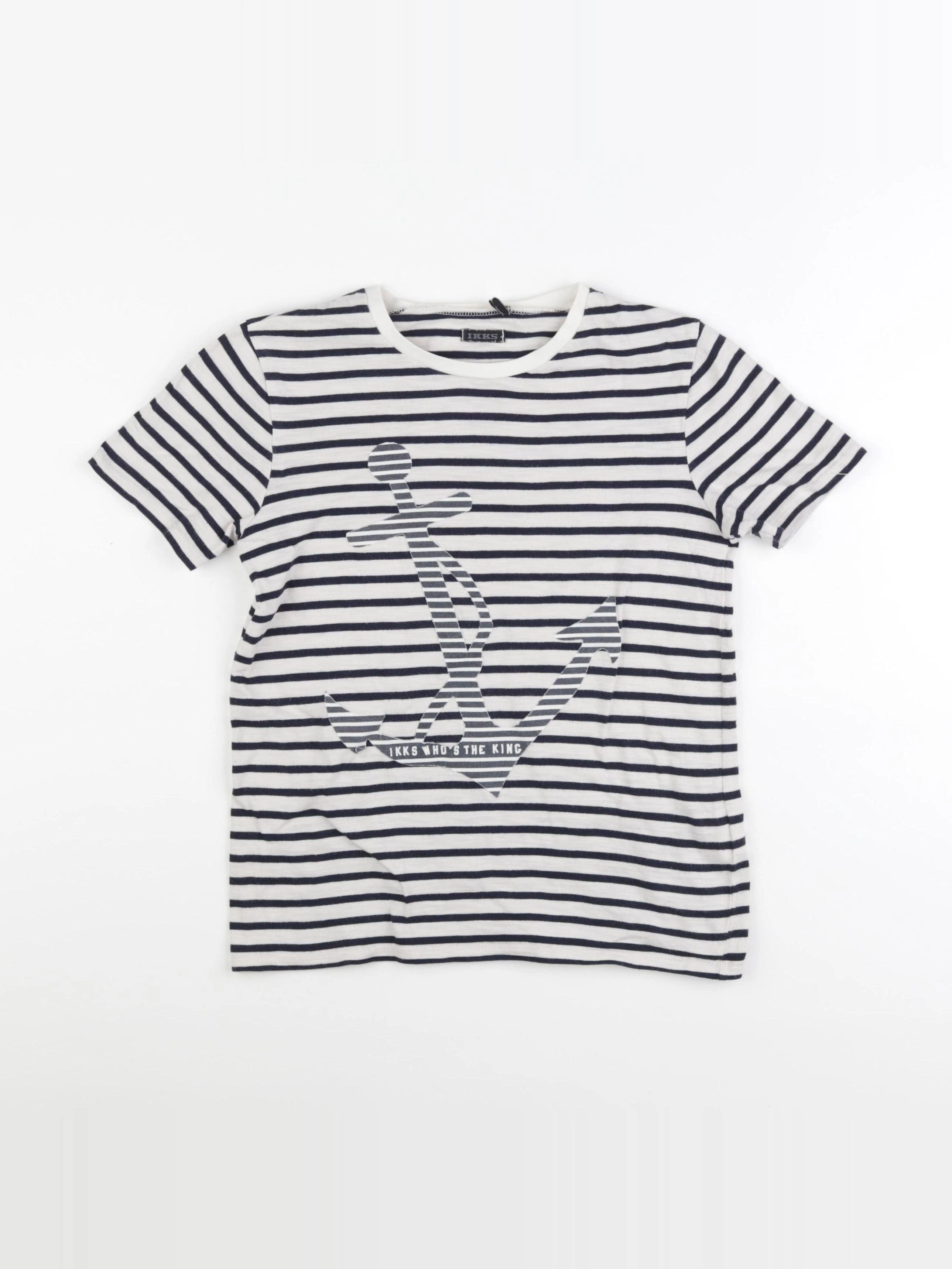 IKKS - tee-shirt bleu - 10 ans