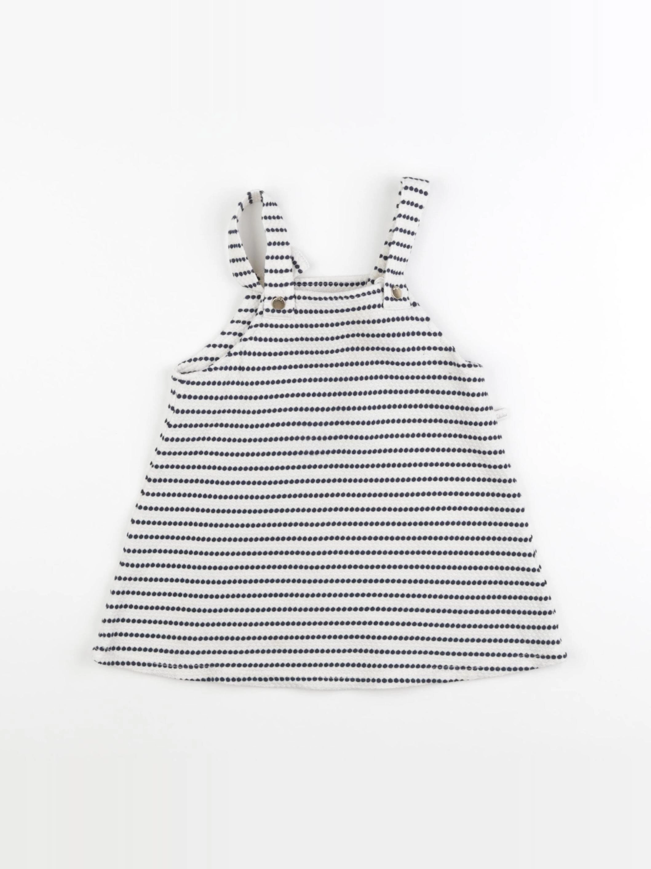 IKKS - robe beige, bleu - 18 mois