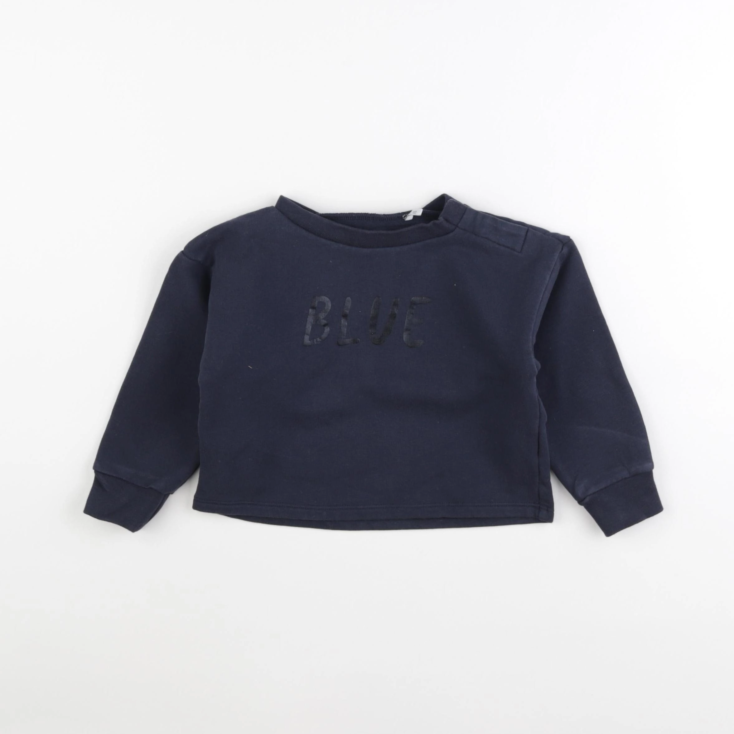 IKKS - sweat bleu - 2 ans