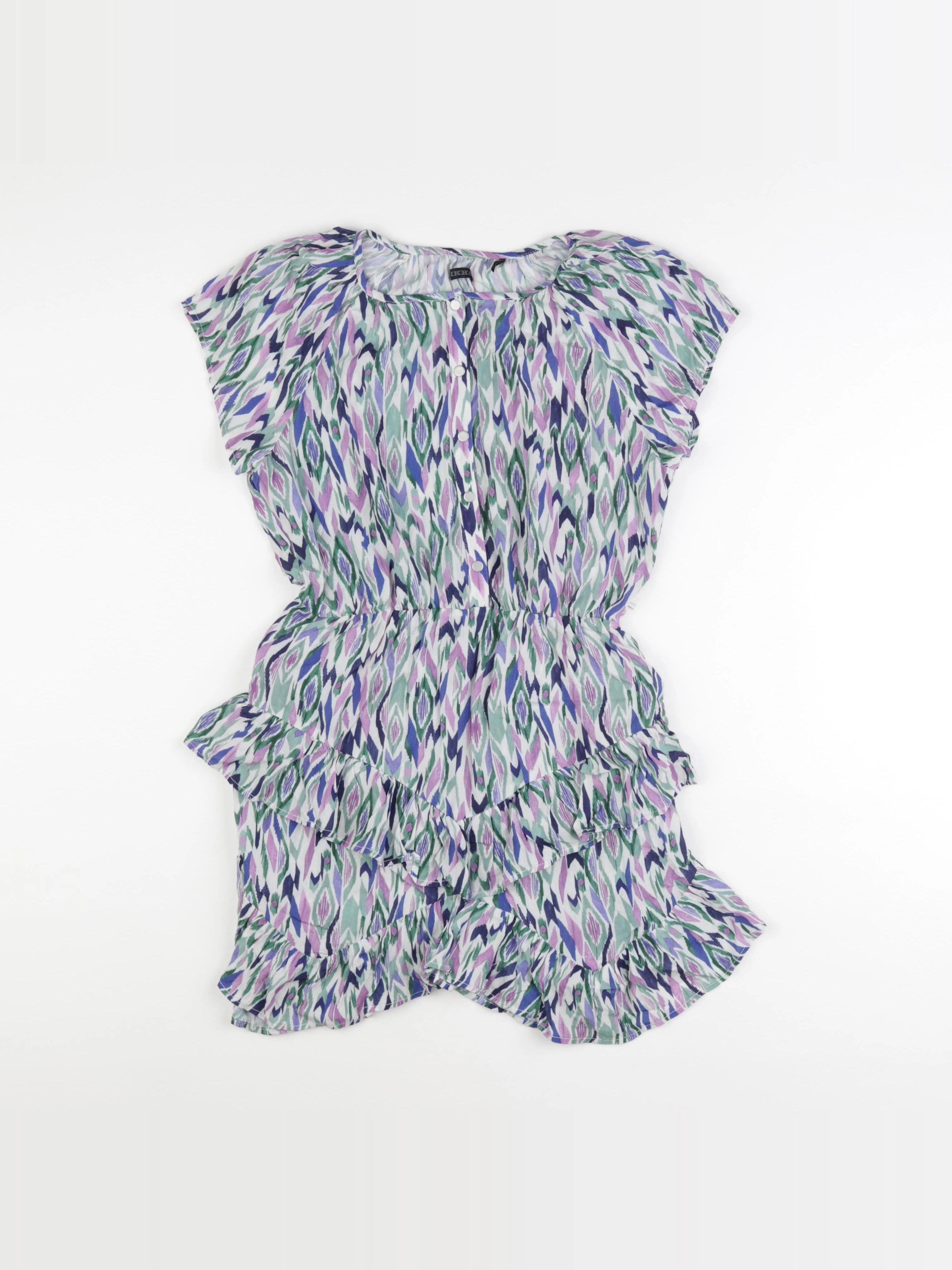 IKKS - blouse bleu - 10 ans