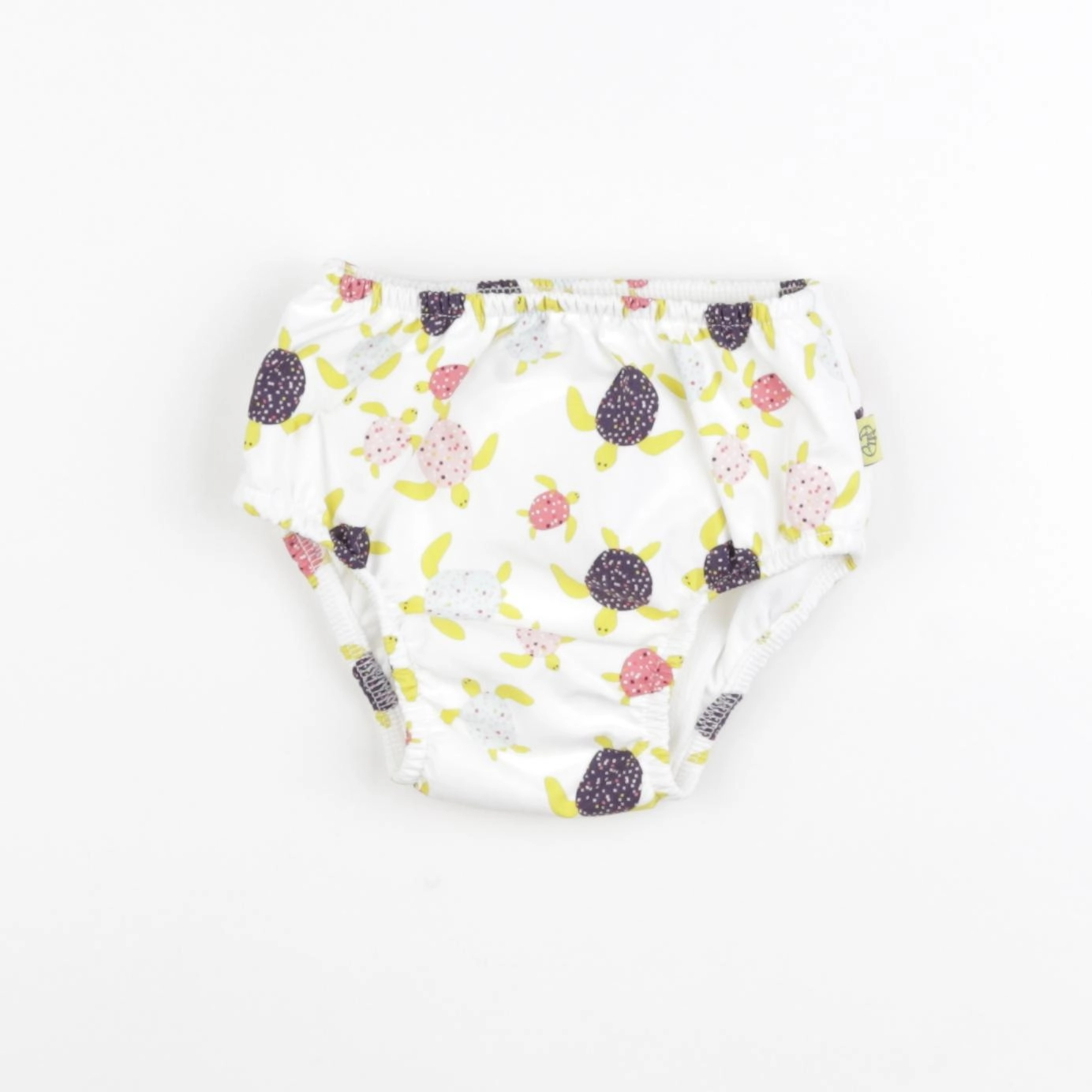 Lassig - couche de bain blanc, jaune - 18 mois