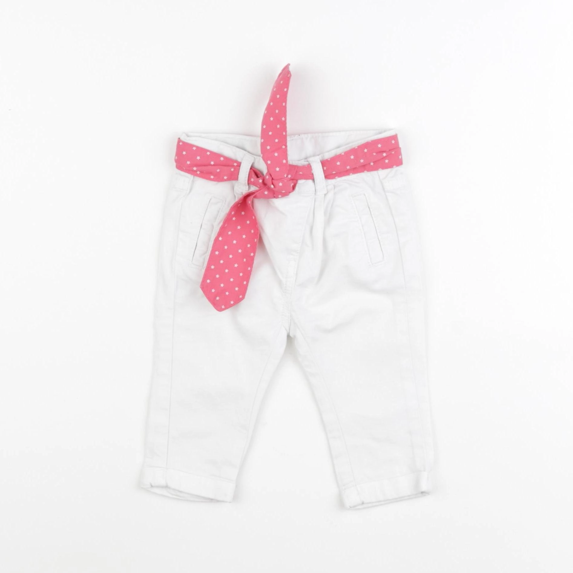 Tape à l'oeil - pantalon blanc - 3 mois