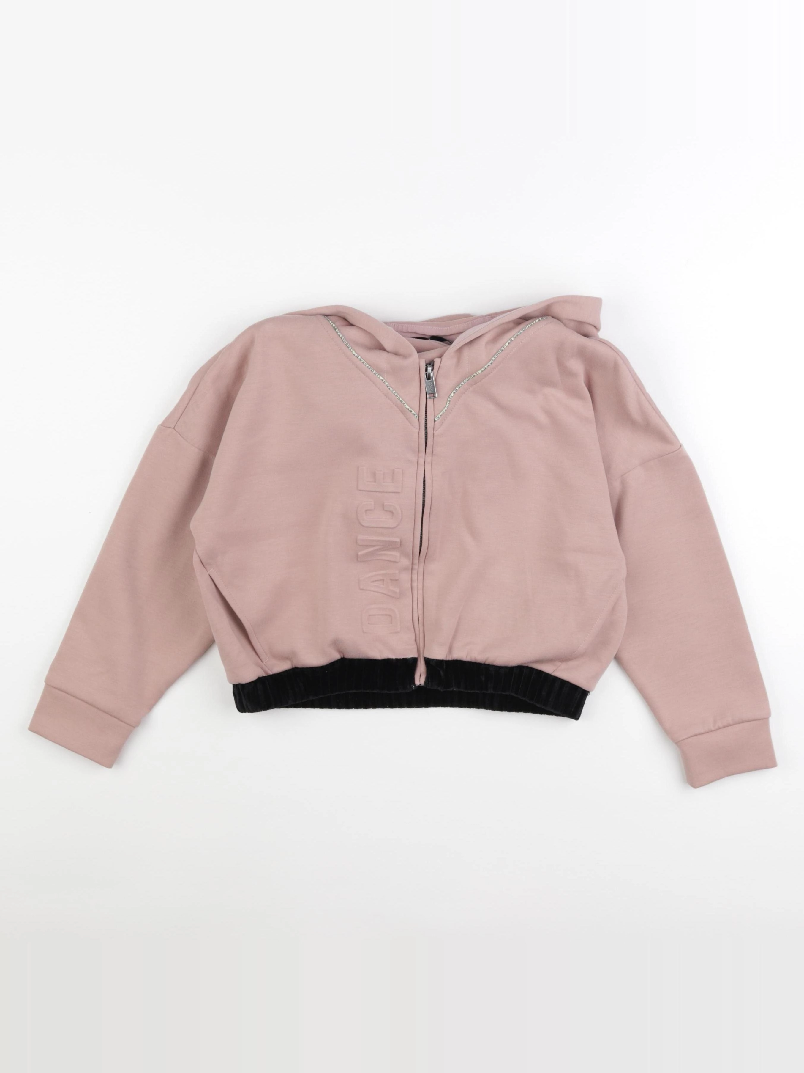 IKKS - sweat rose - 8 ans