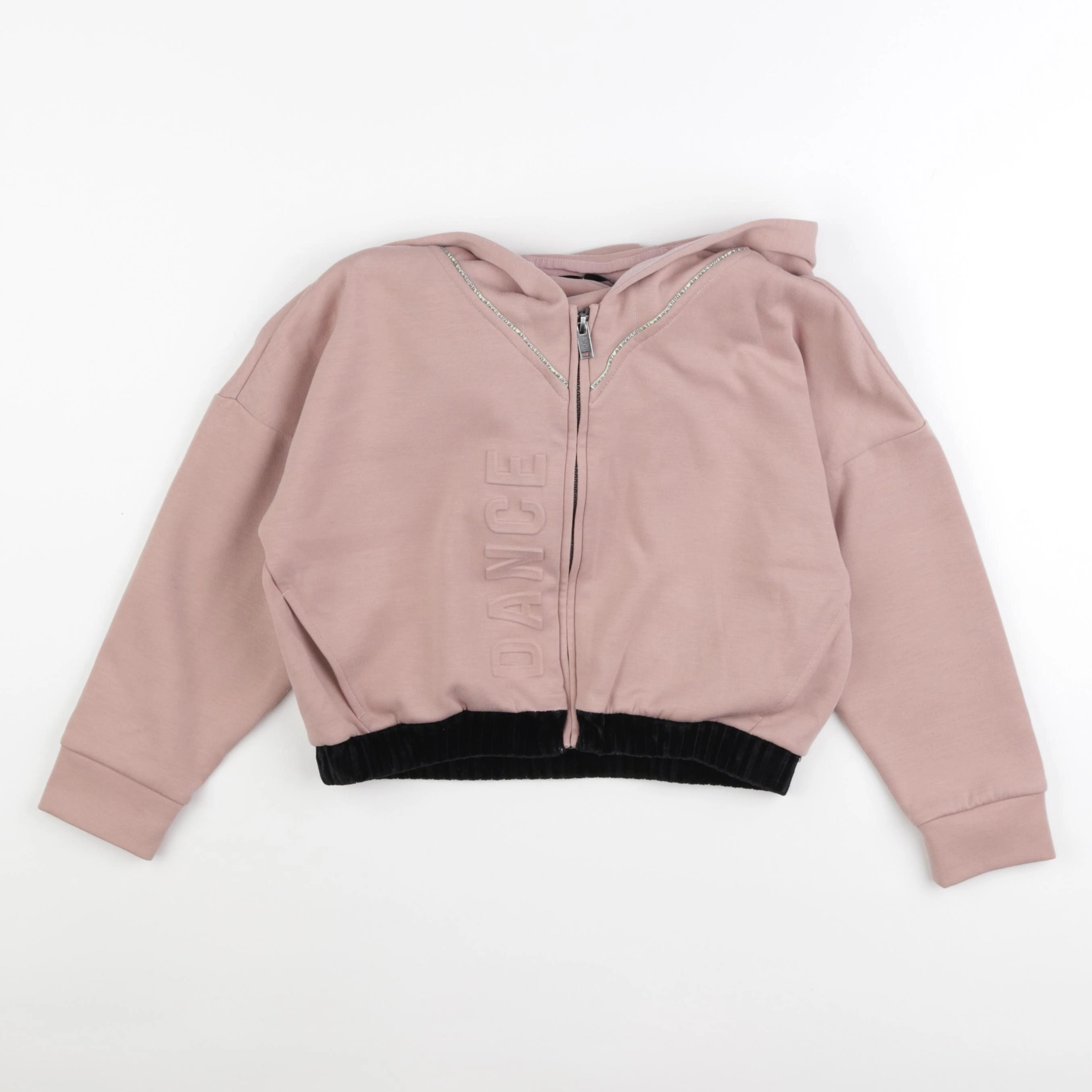 IKKS - sweat rose - 8 ans