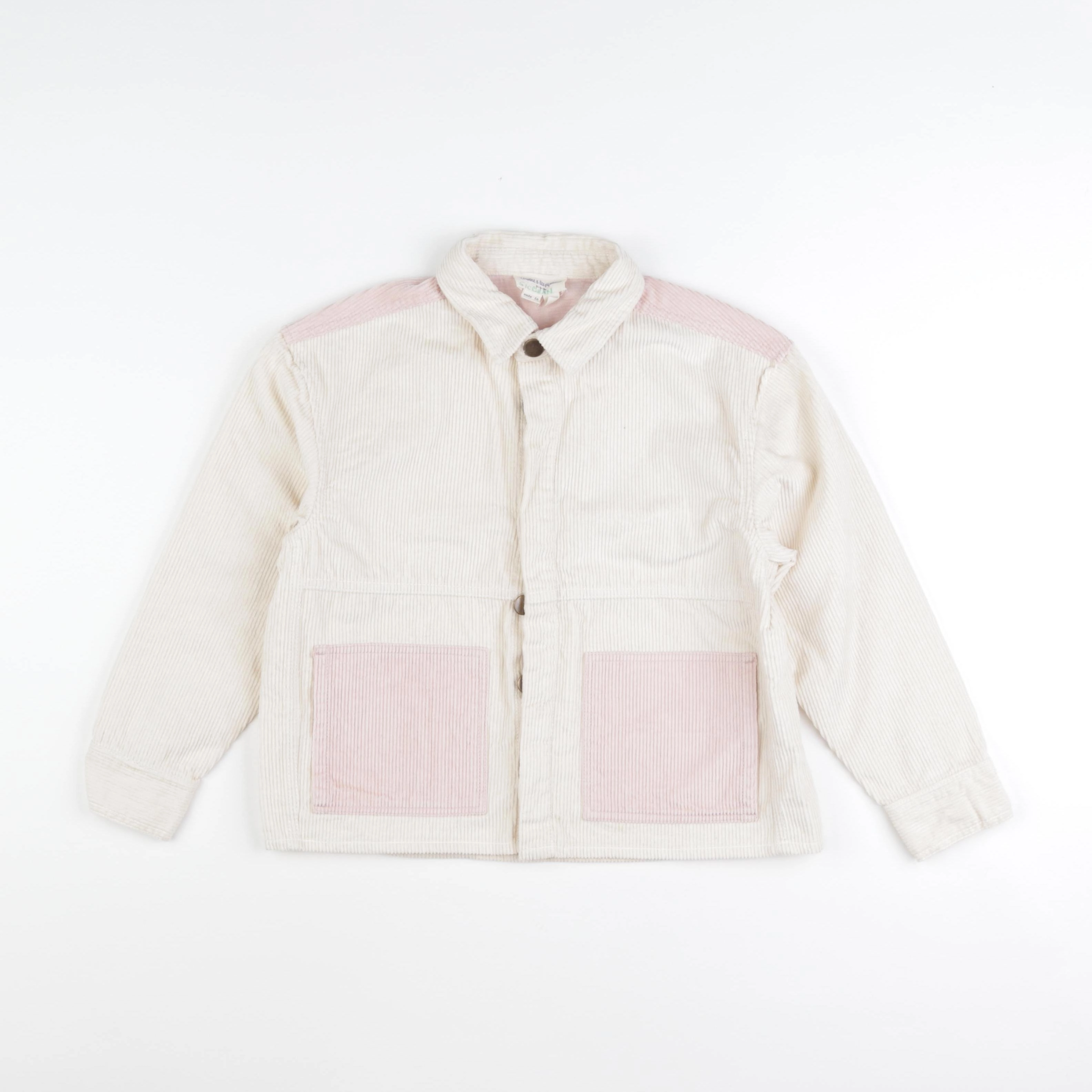 Arsène et les pipelettes - veste beige, rose - 8 ans