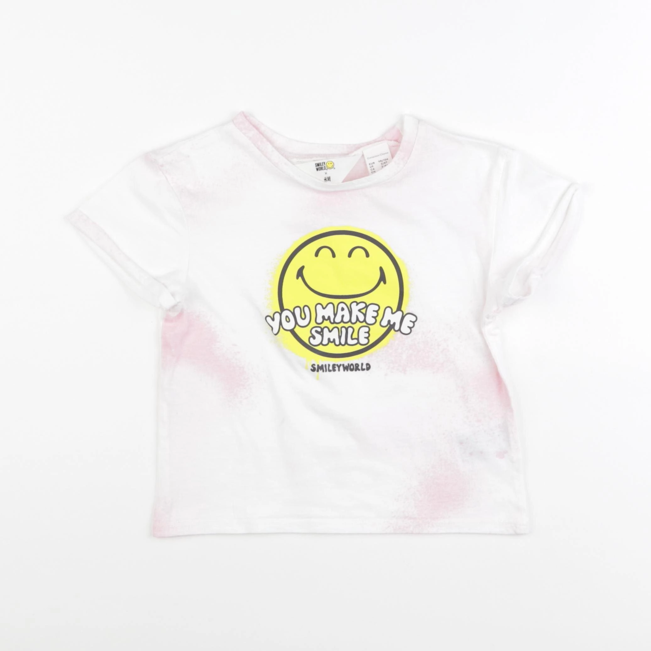 H&M - tee-shirt blanc - 2/4 ans