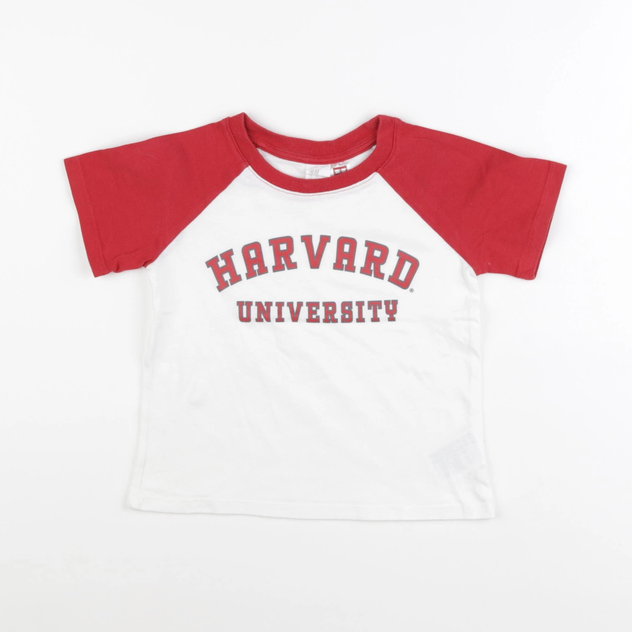 H&M - tee-shirt blanc - 2/3 ans