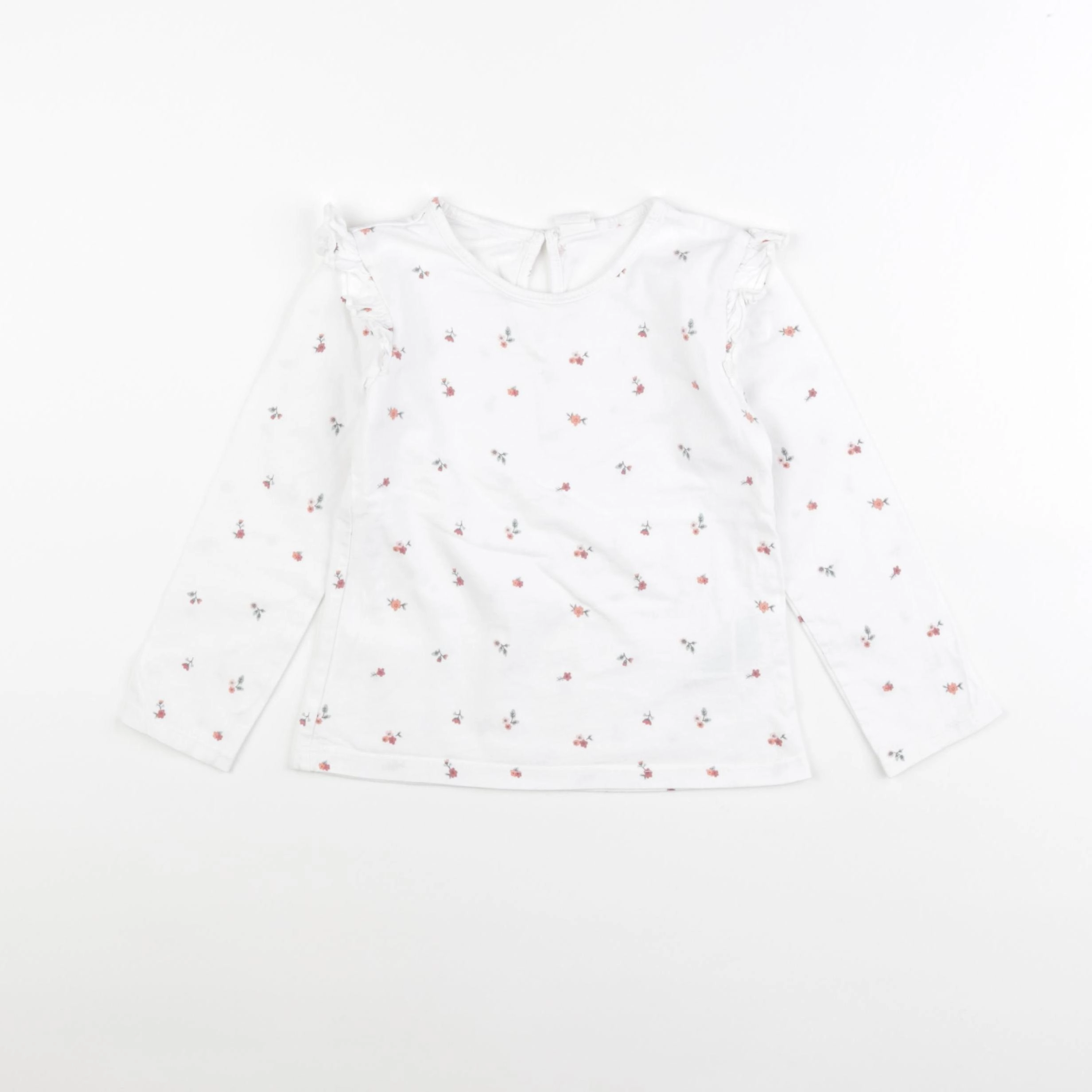 H&M - tee-shirt blanc - 3/4 ans