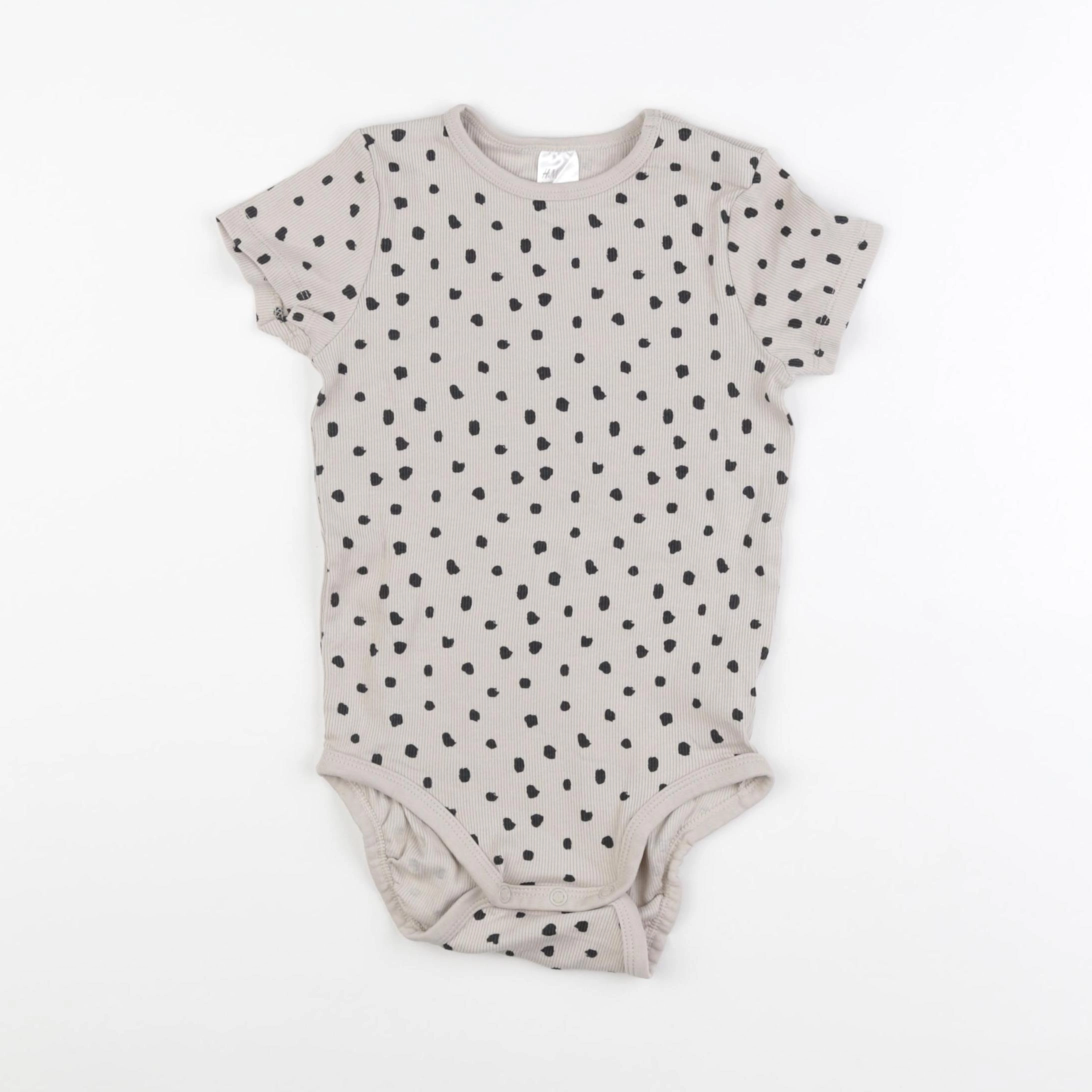 H&M - body beige - 2/3 ans