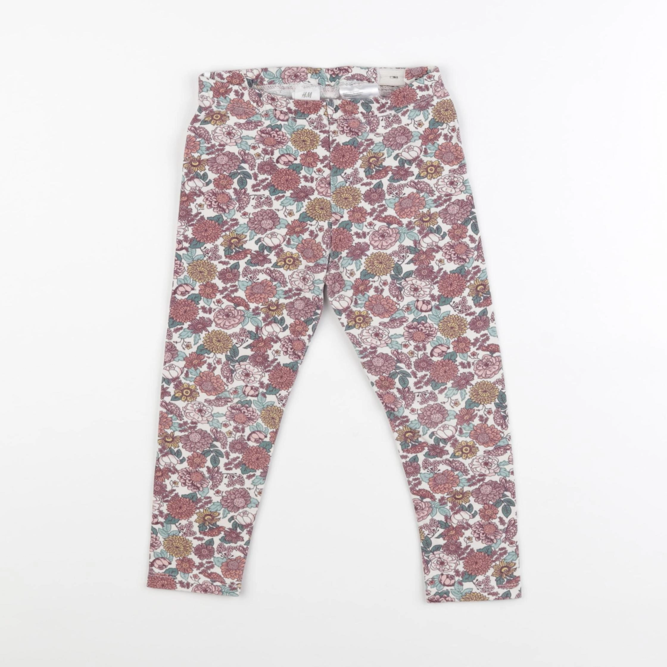 H&M - legging rose - 2/3 ans