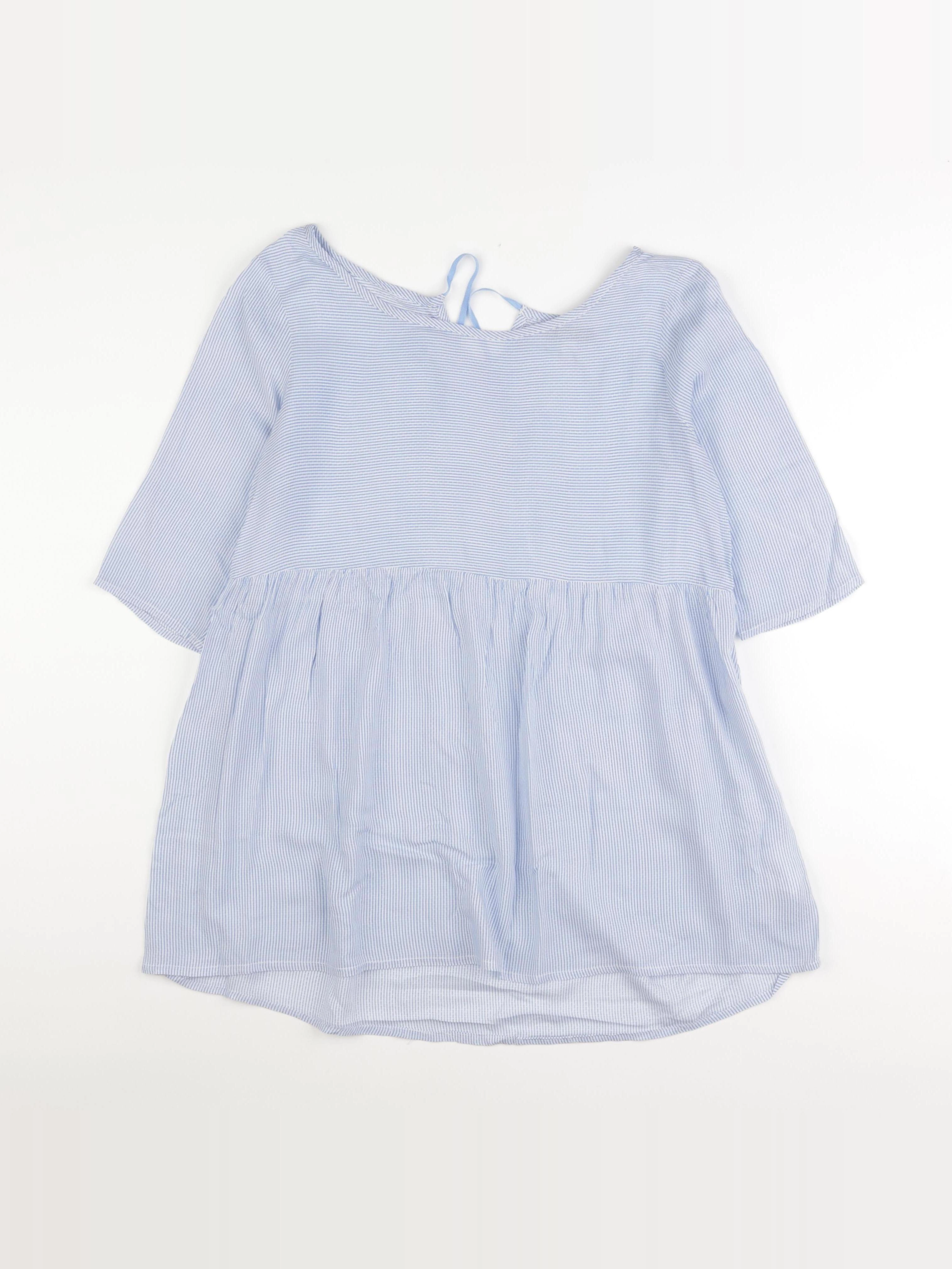 Vertbaudet - blouse grossesse bleu, blanc - 34