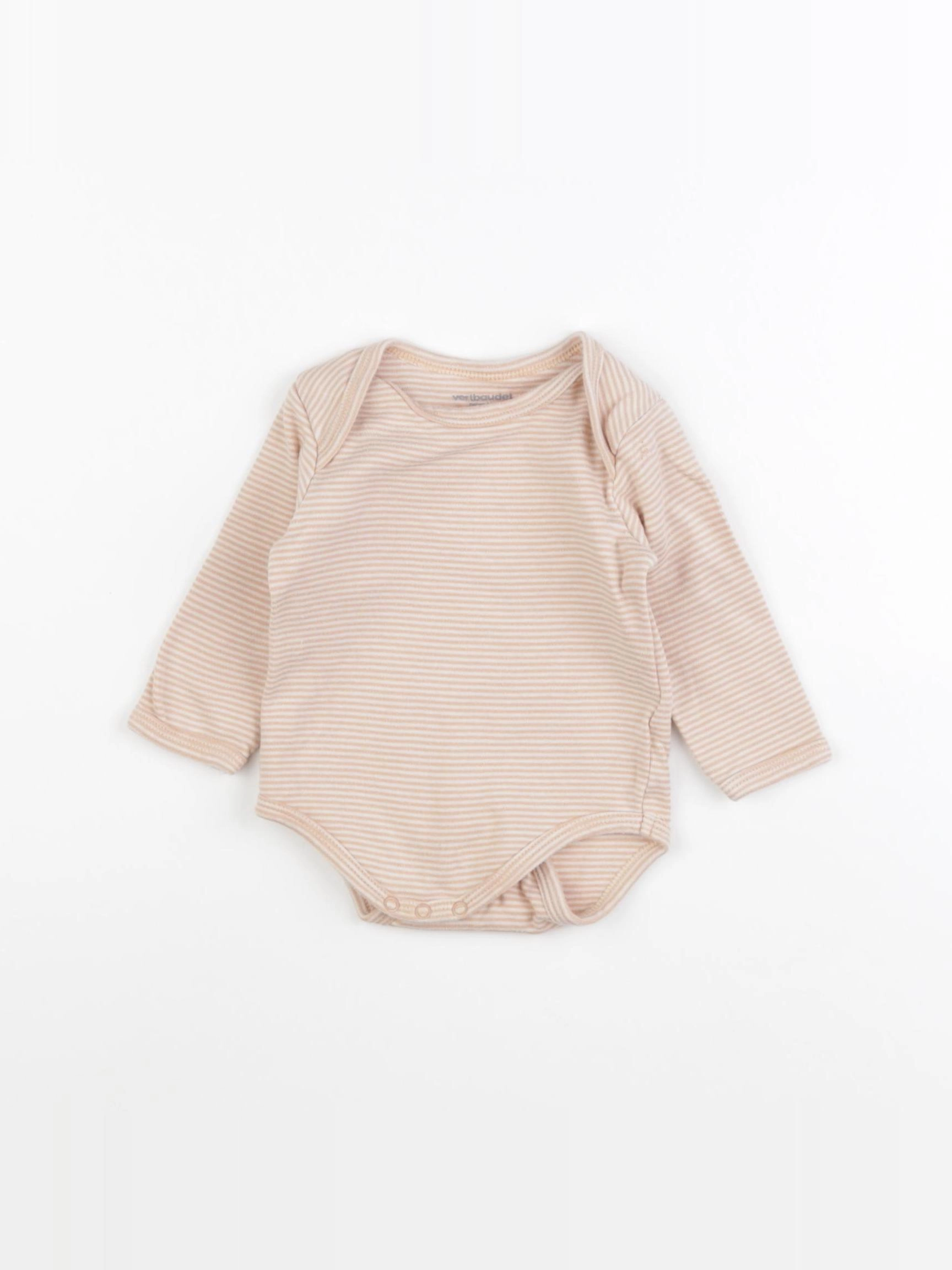 Vertbaudet - body rose - 18 mois
