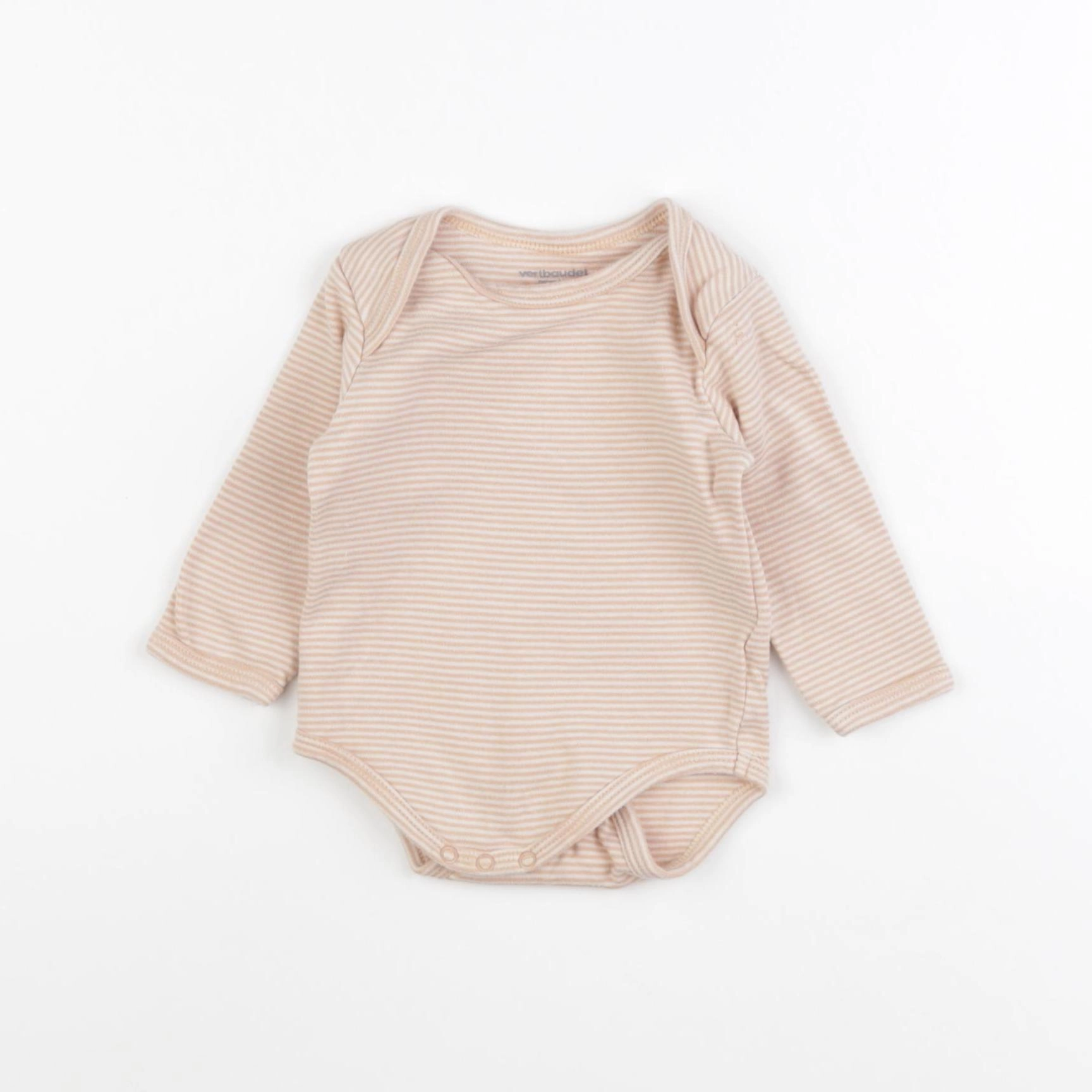 Vertbaudet - body rose - 18 mois