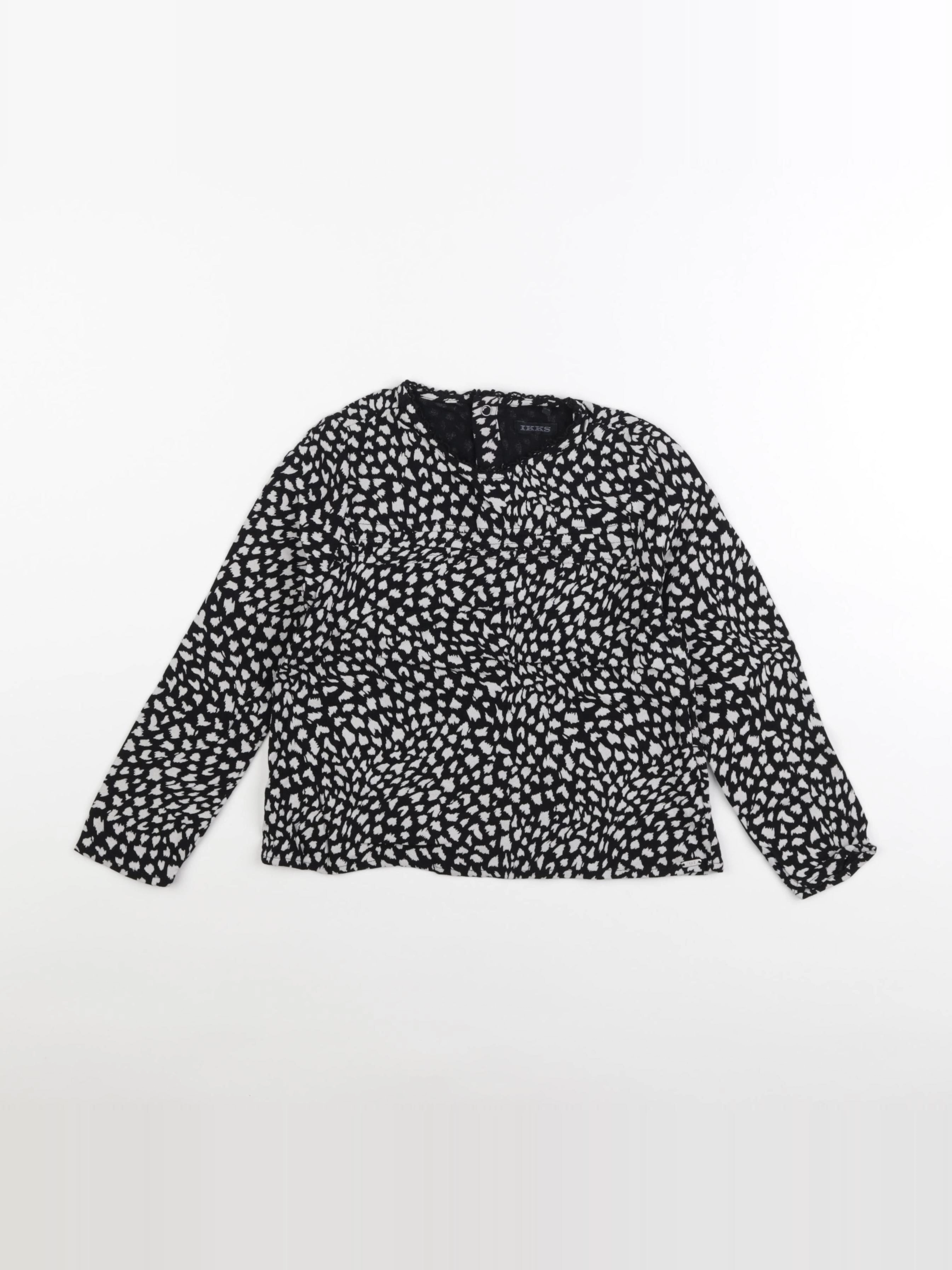 IKKS - blouse noir - 6 ans