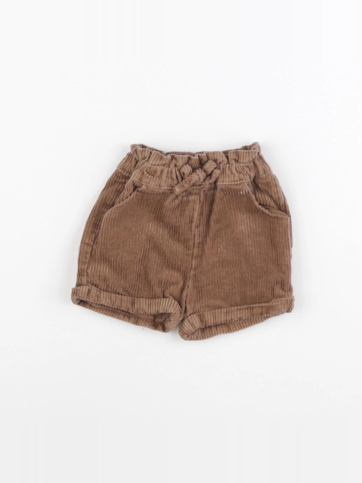 Vertbaudet - short marron - 3 mois