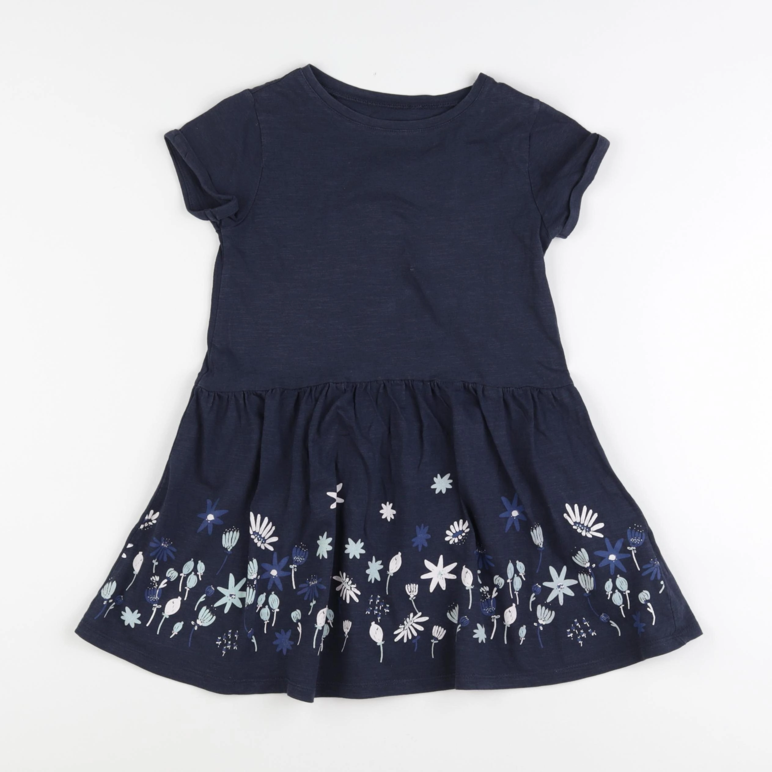 Vertbaudet - robe bleu - 5 ans
