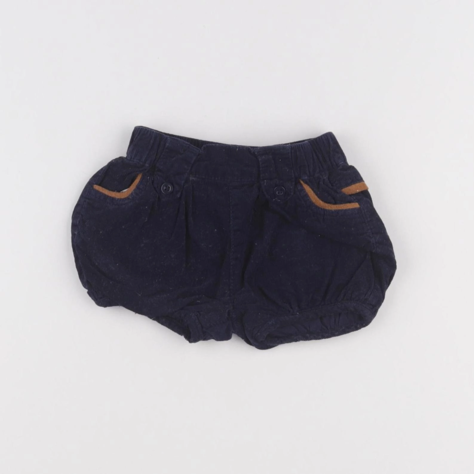 Vertbaudet - short bleu - 6 mois