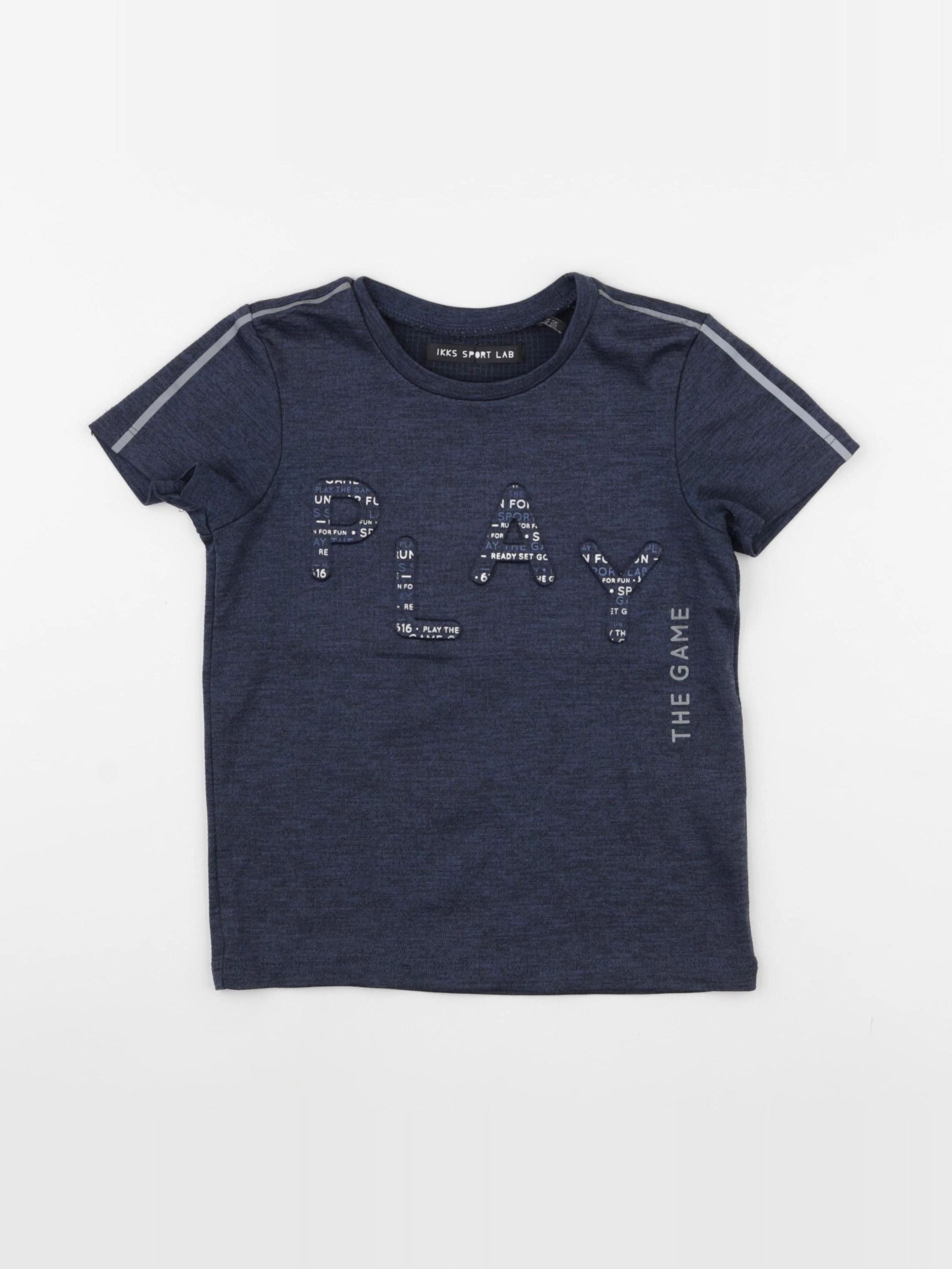 IKKS - tee-shirt bleu - 4 ans
