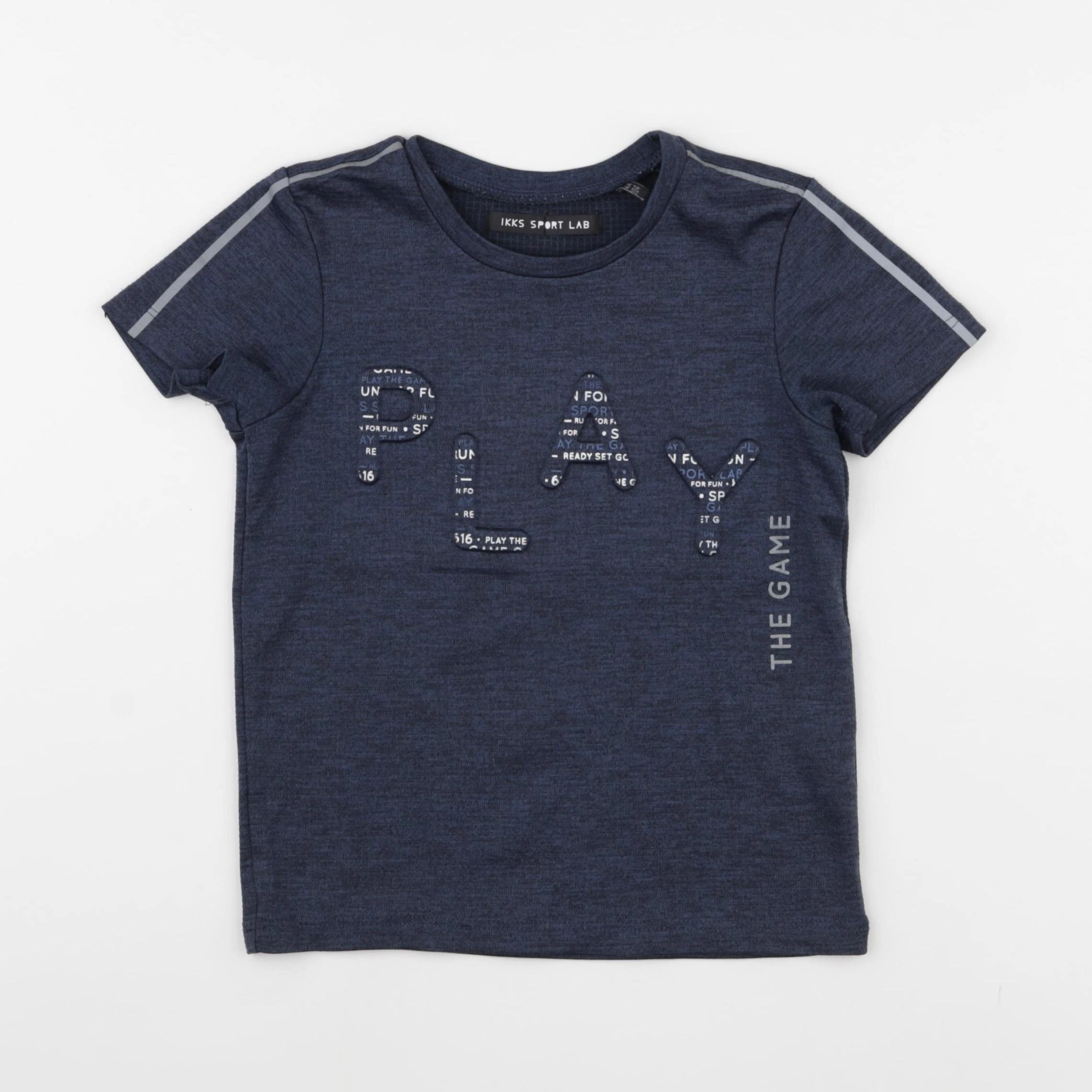 IKKS - tee-shirt bleu - 4 ans