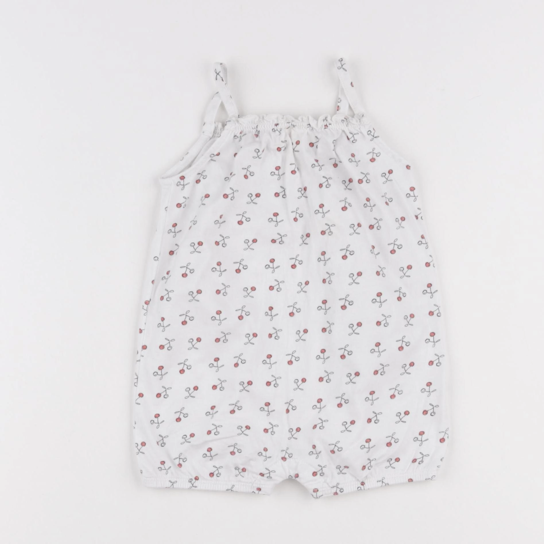 Vertbaudet - pyjama coton blanc - 6 mois