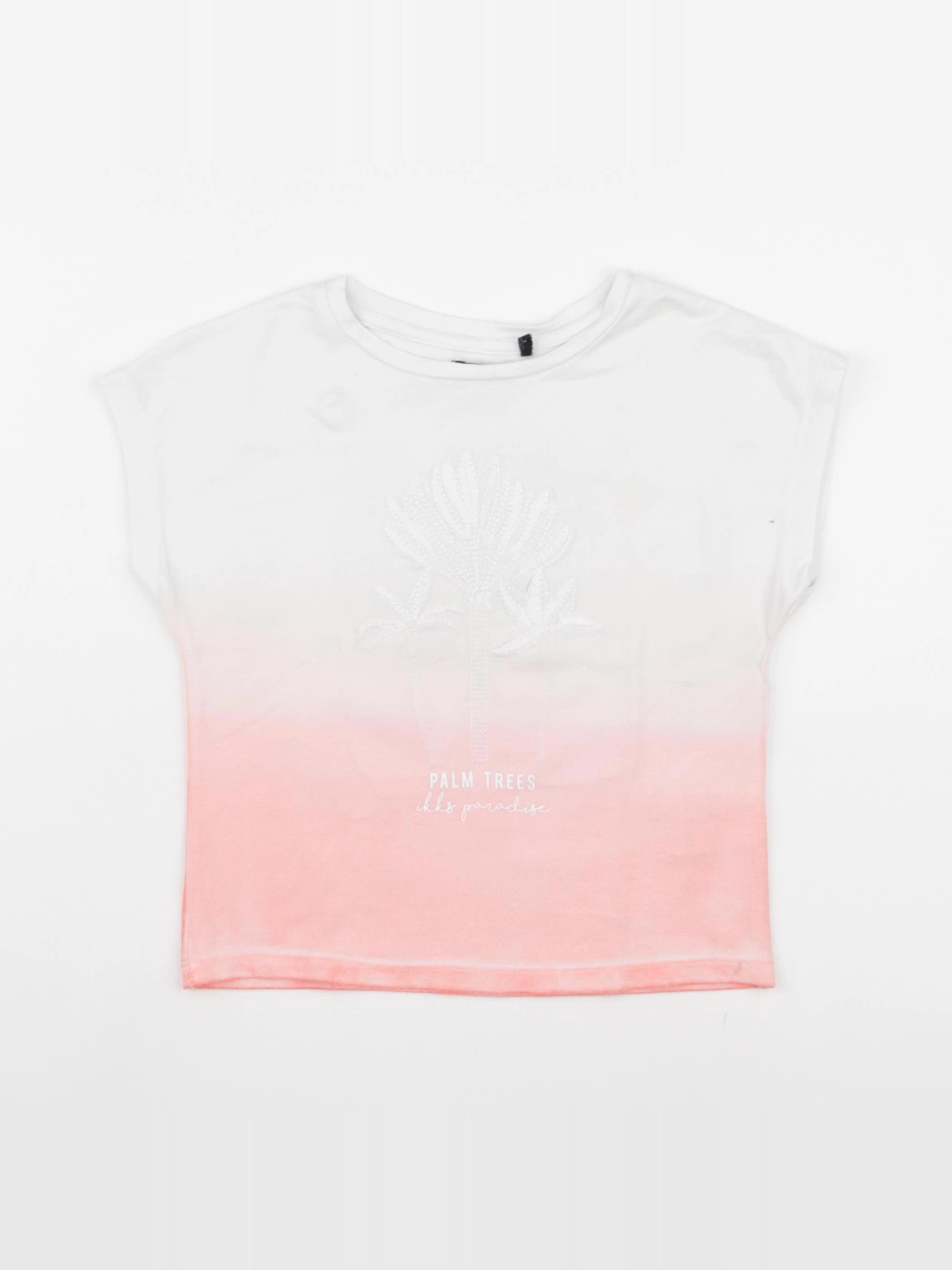 IKKS - tee-shirt blanc - 5 ans