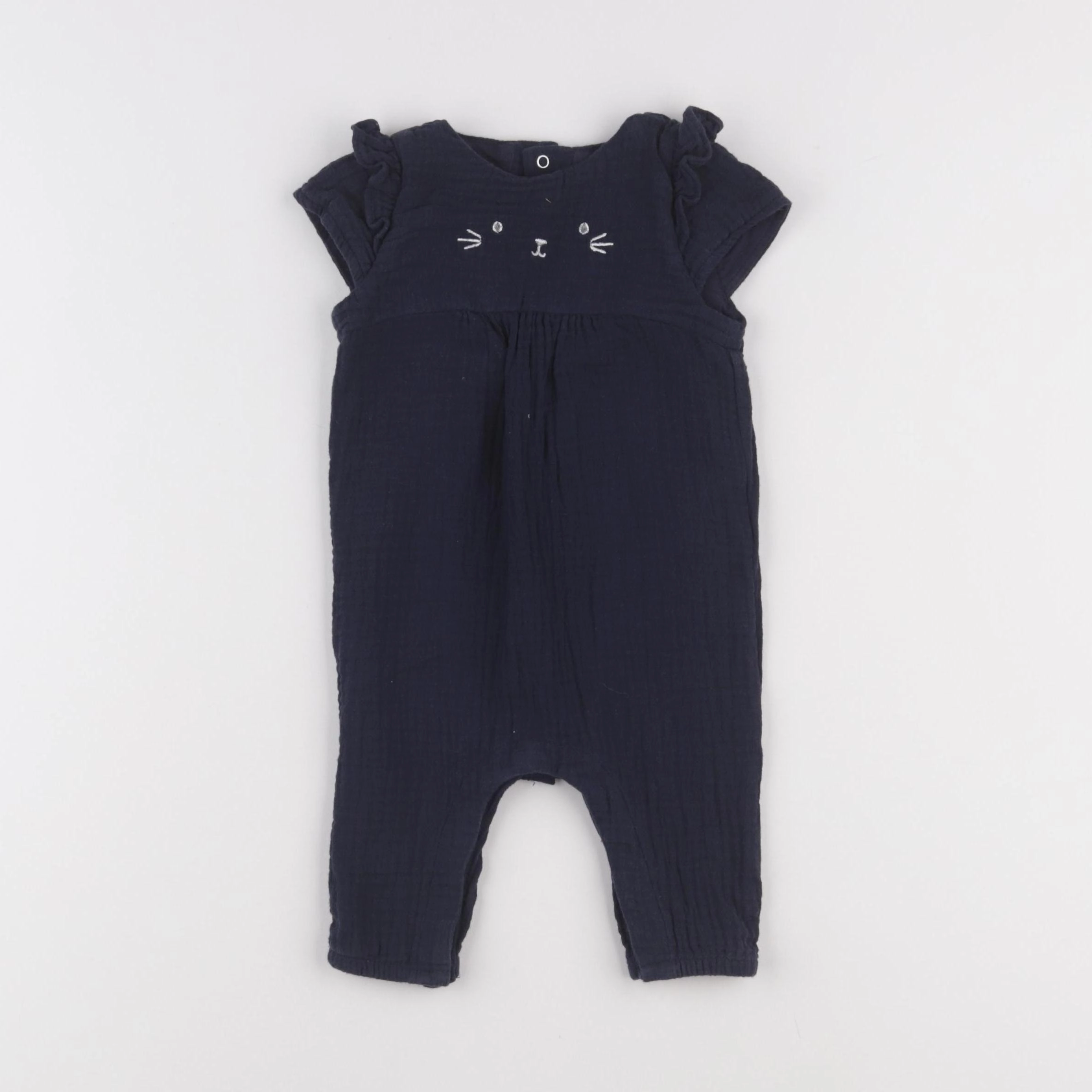 Vertbaudet - combinaison bleu - 3 mois