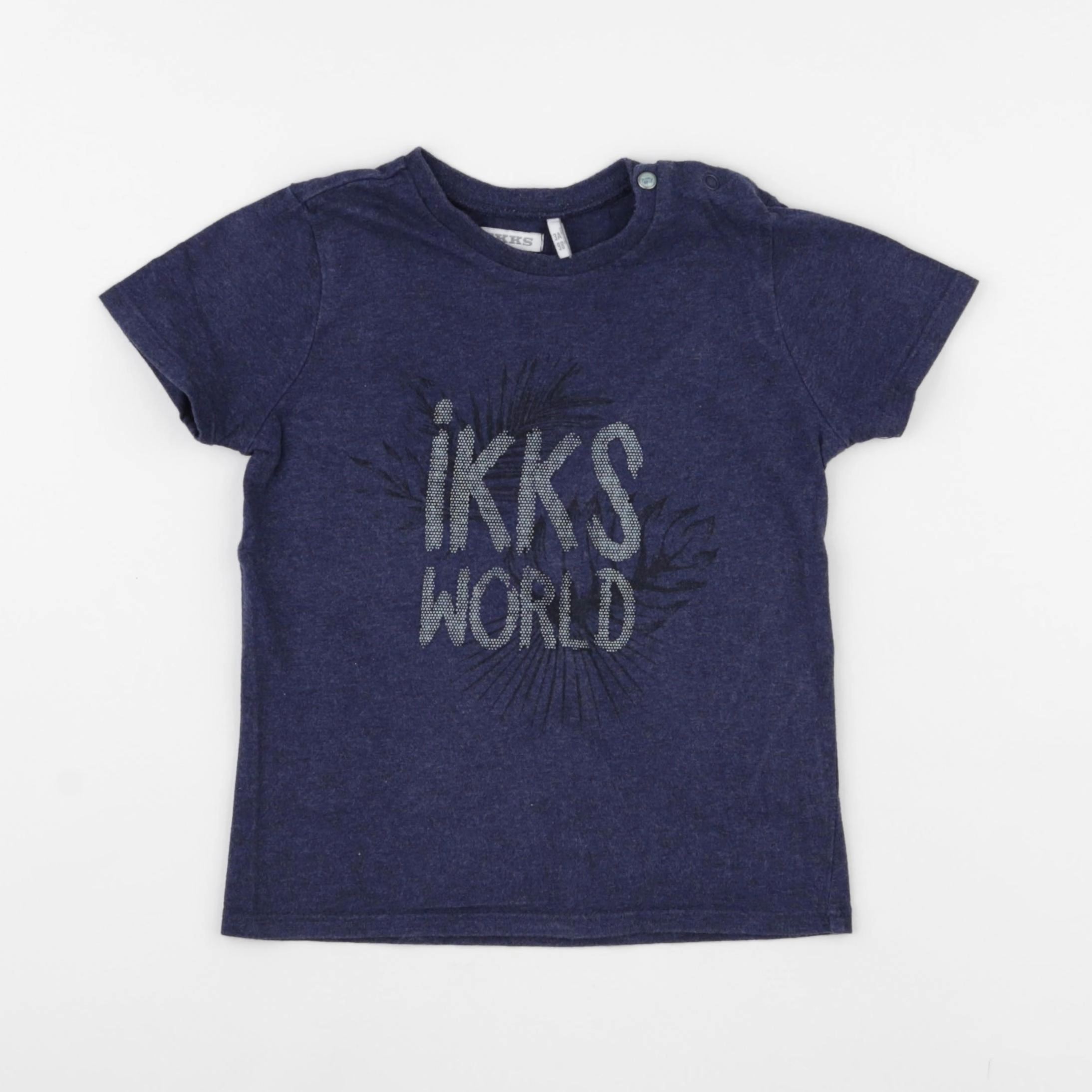 IKKS - tee-shirt bleu - 3 ans