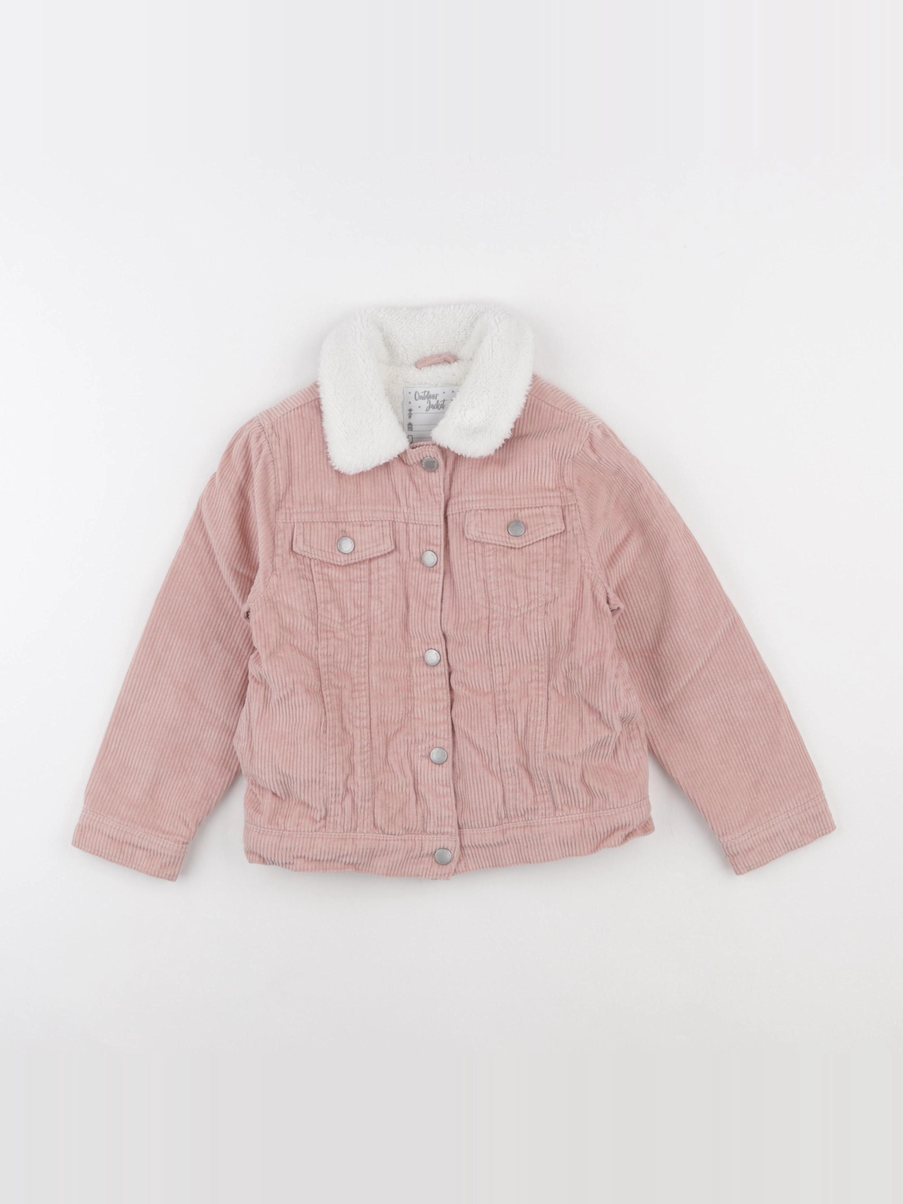Vertbaudet - veste rose - 7 ans