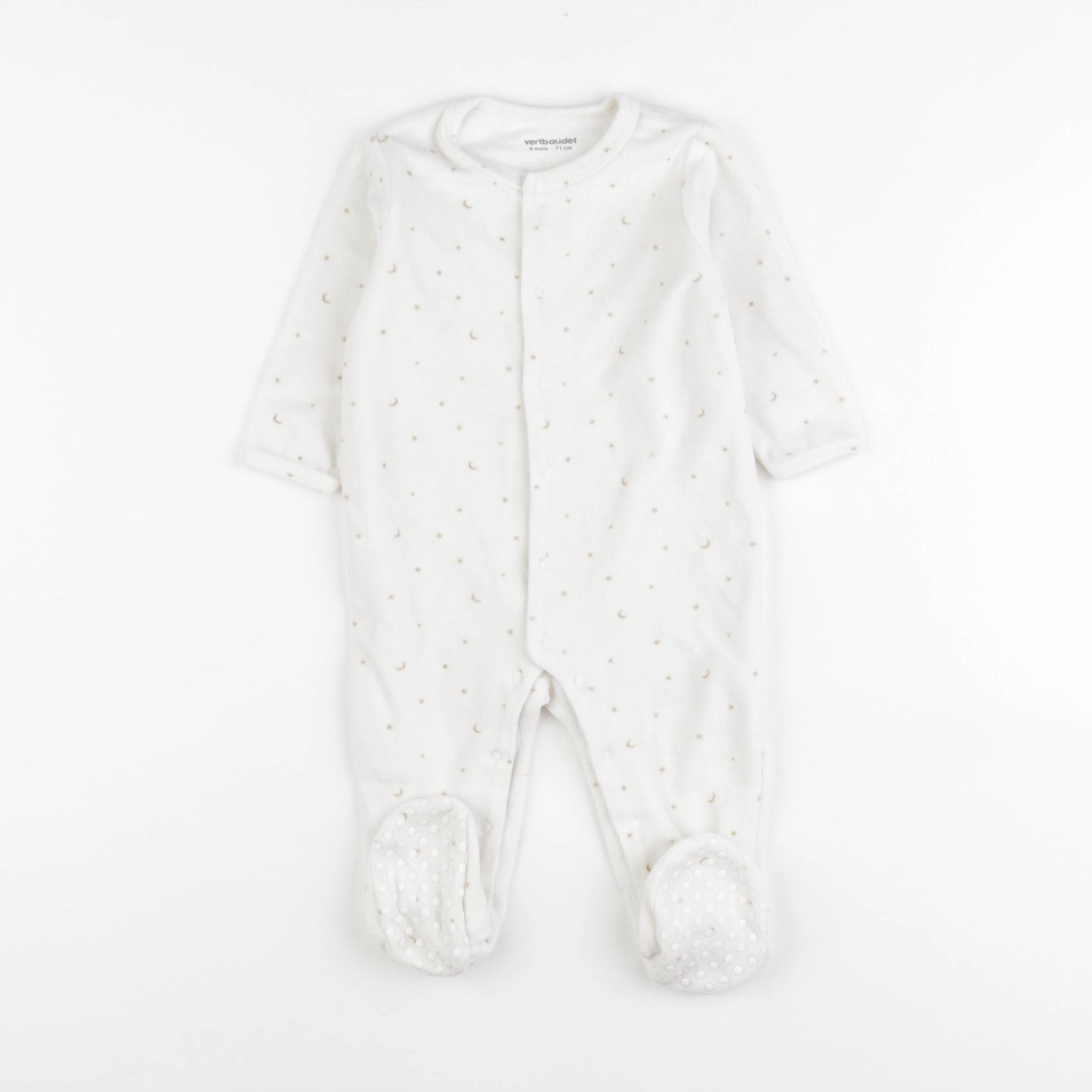 Vertbaudet - pyjama beige - 12 mois