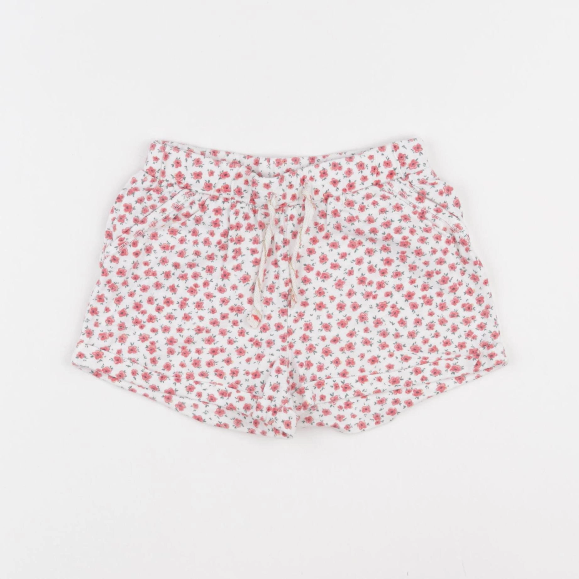 Vertbaudet - short rose, blanc - 6 ans