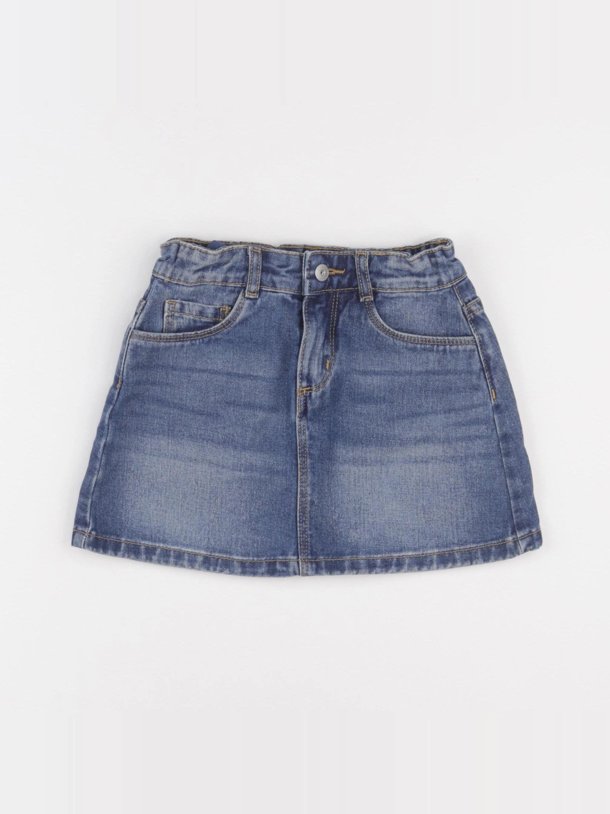 Vertbaudet - jupe bleu - 7 ans