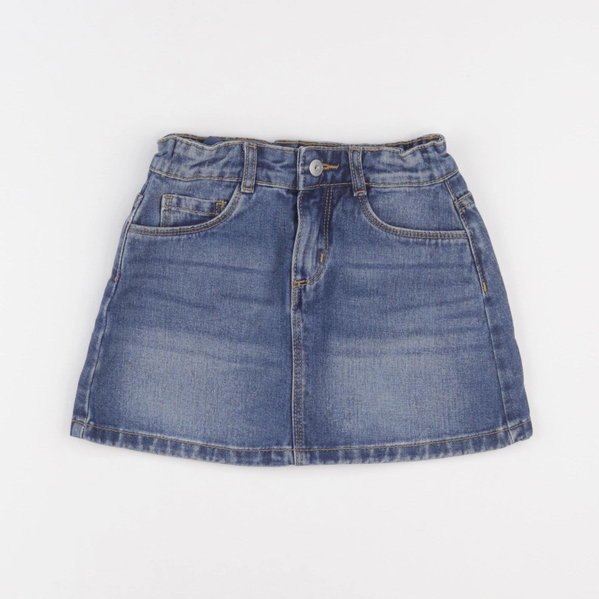 Vertbaudet - jupe bleu - 7 ans