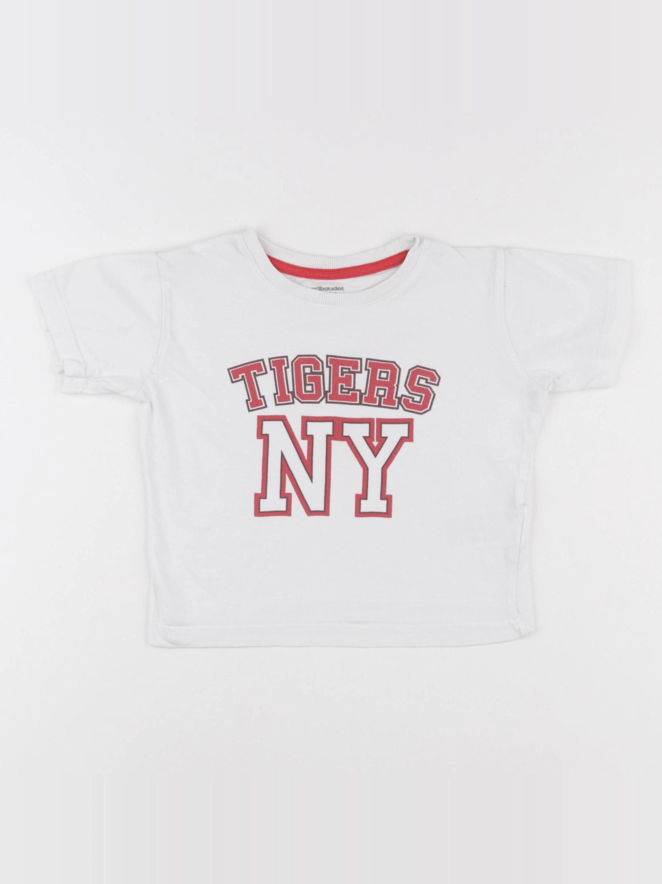 Vertbaudet - tee-shirt blanc - 3 ans