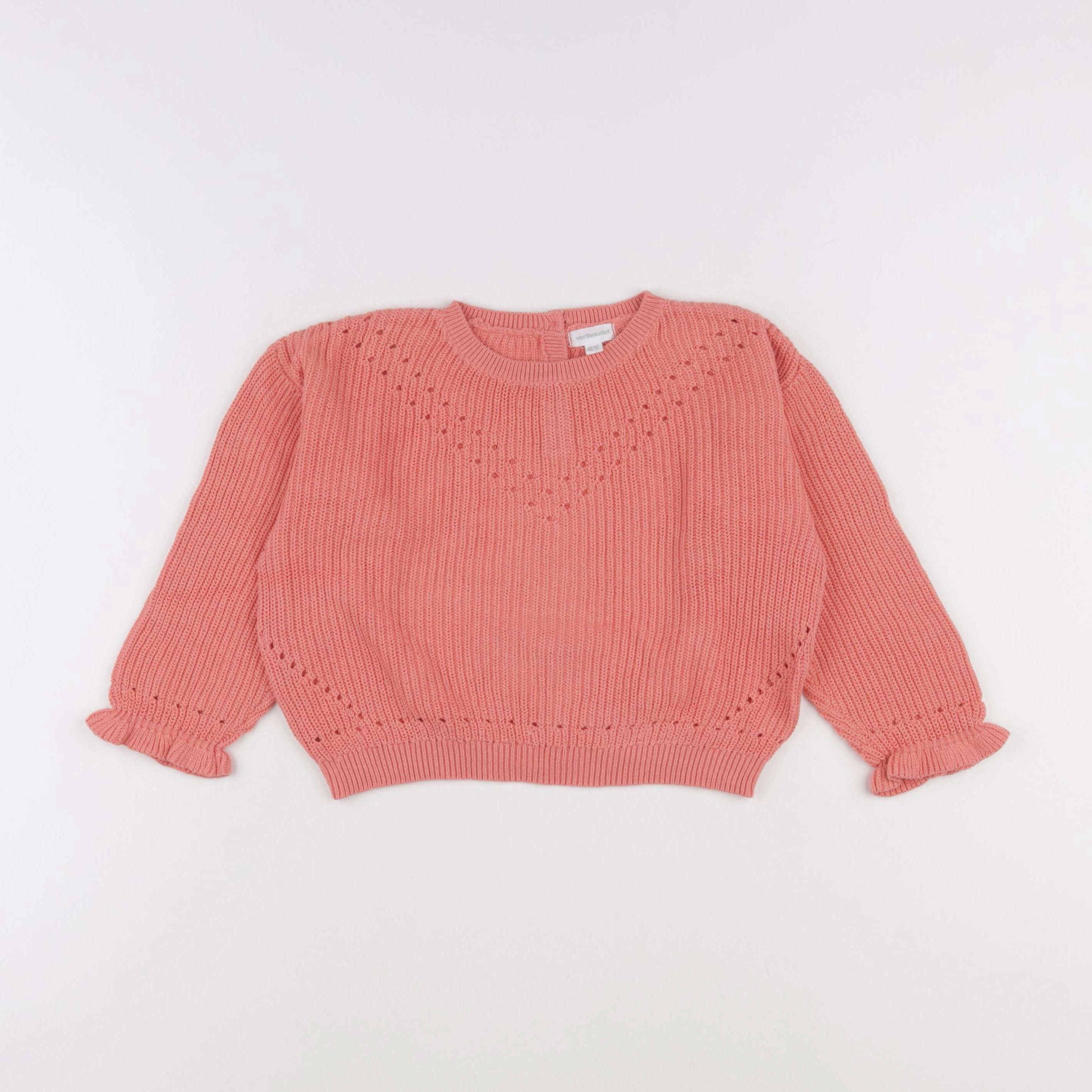 Vertbaudet - pull rose - 36 mois