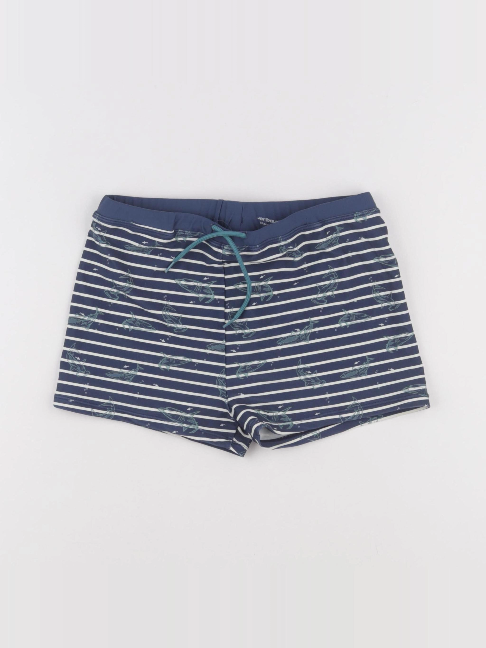 Vertbaudet - maillot de bain bleu - 14 ans
