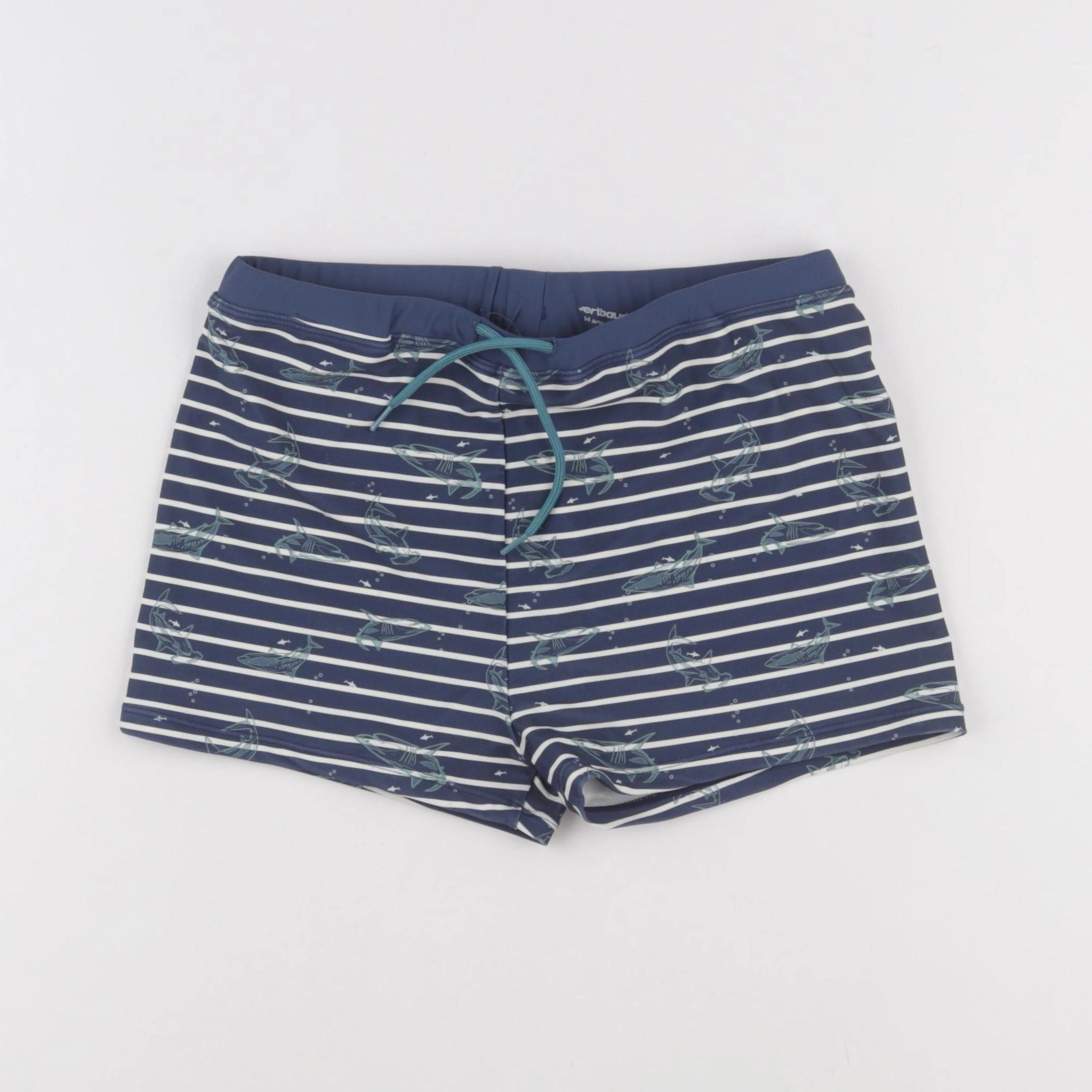Vertbaudet - maillot de bain bleu - 14 ans