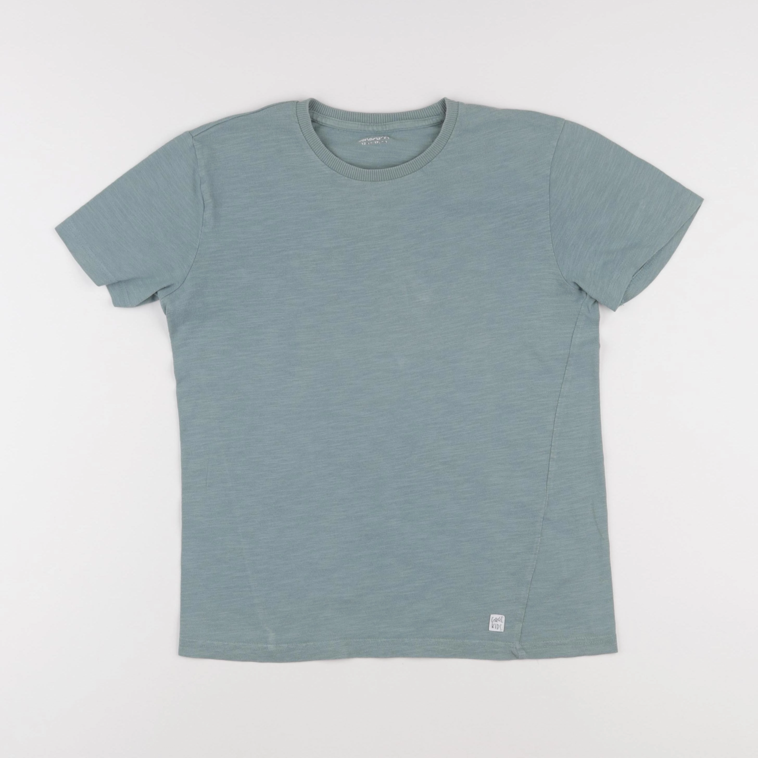 Vertbaudet - tee-shirt vert - 12 ans