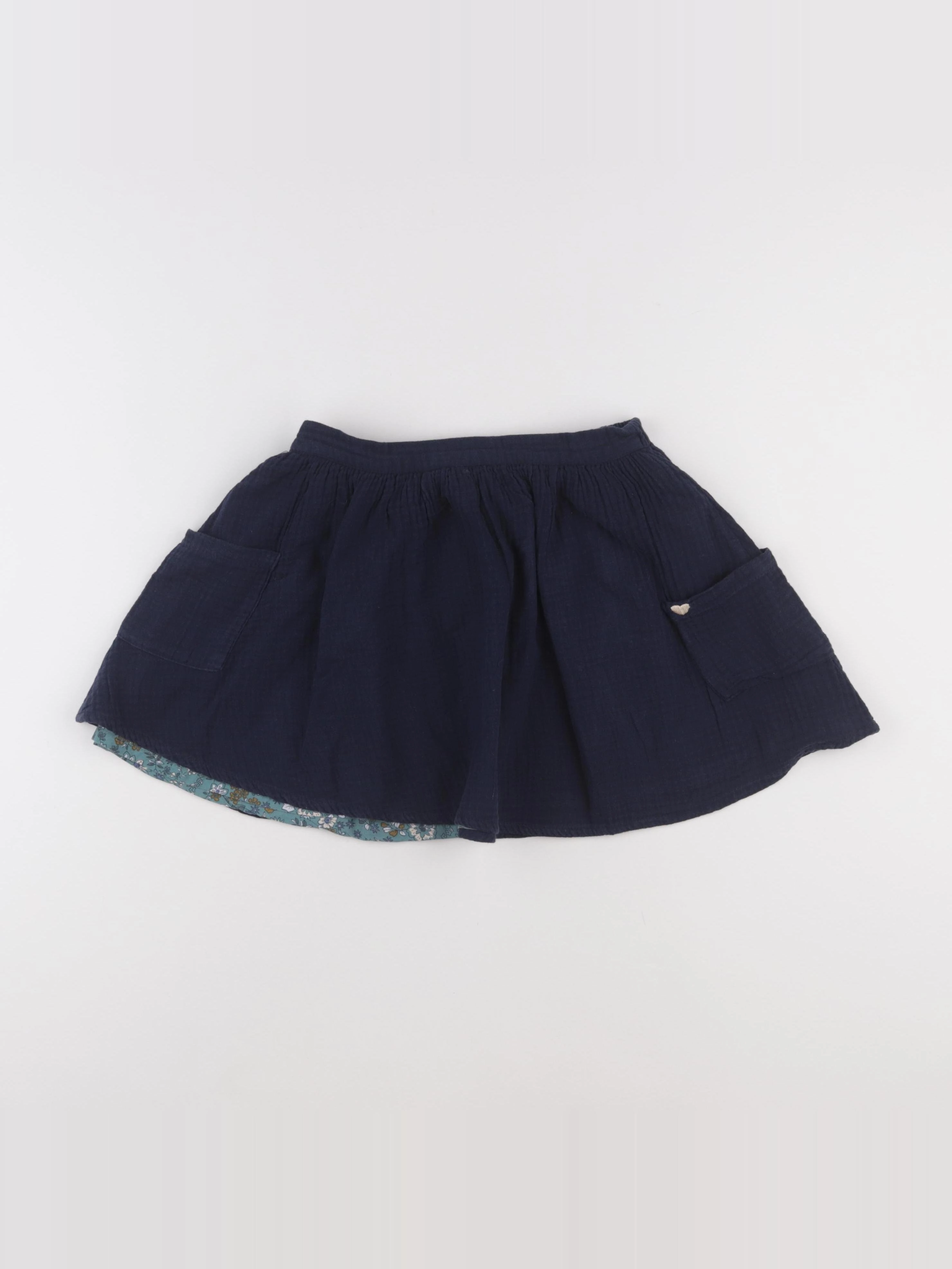 Vertbaudet - jupe bleu - 9 ans