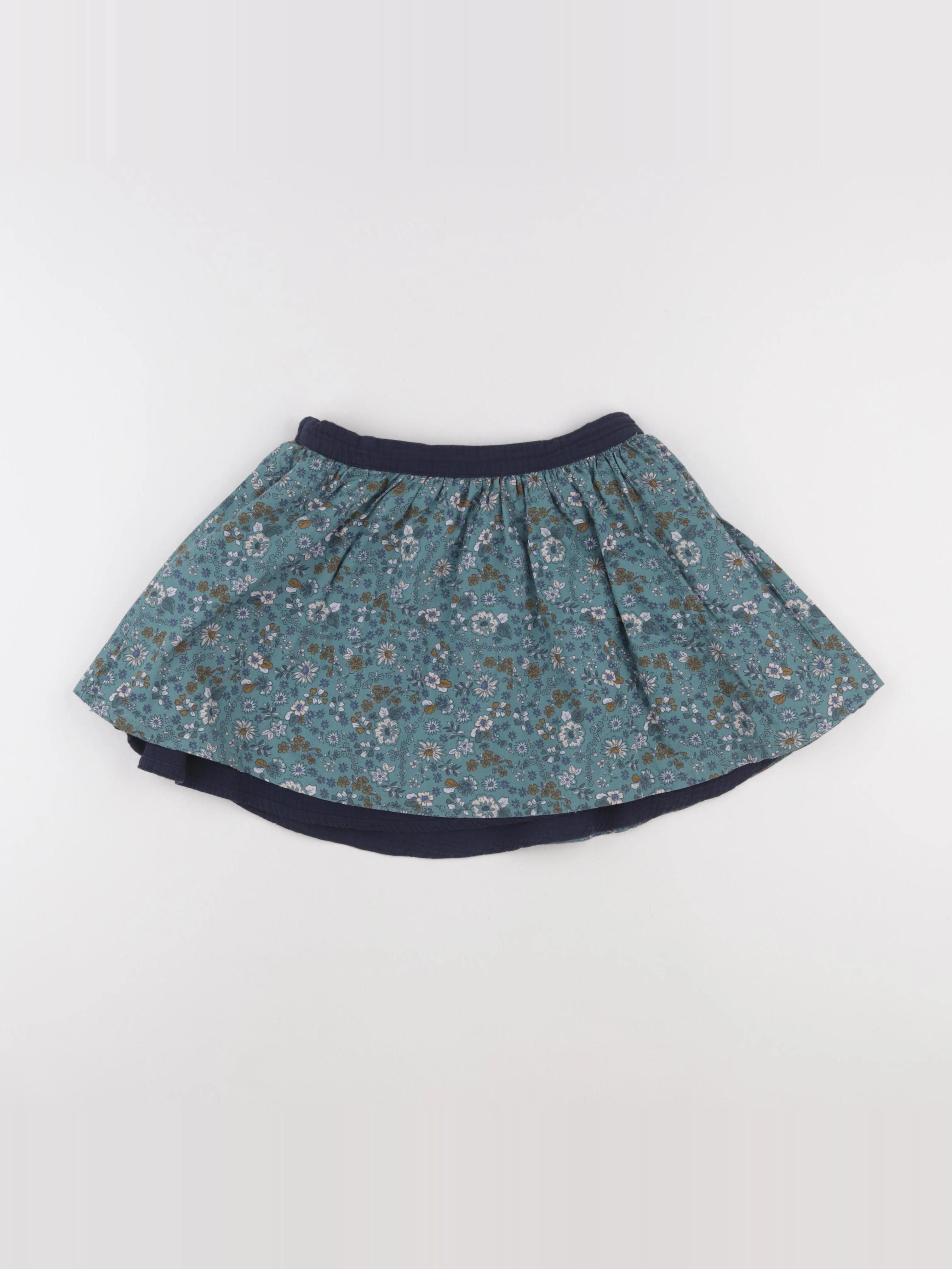 Vertbaudet - jupe bleu - 9 ans