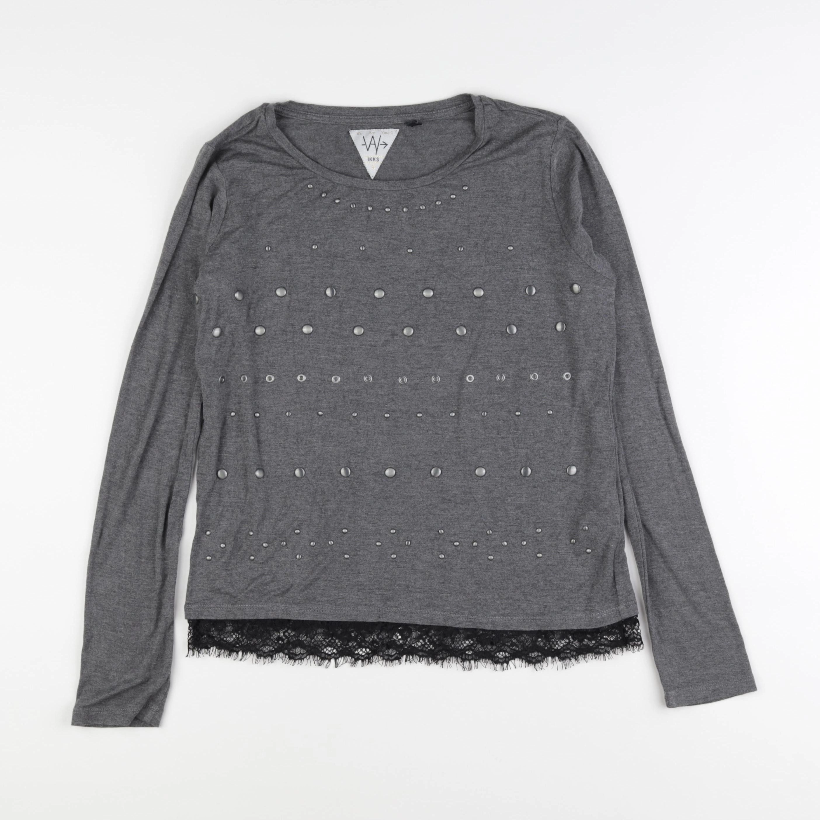 IKKS - tee-shirt gris - 14 ans