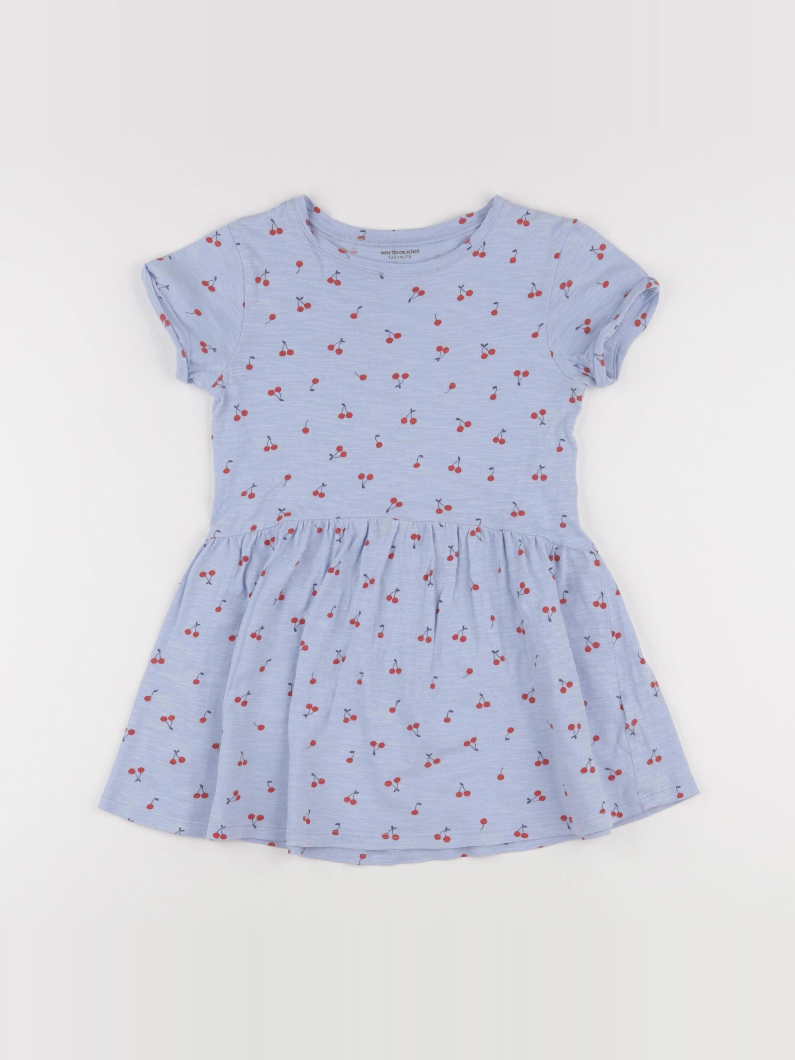 Vertbaudet - robe bleu - 7 ans