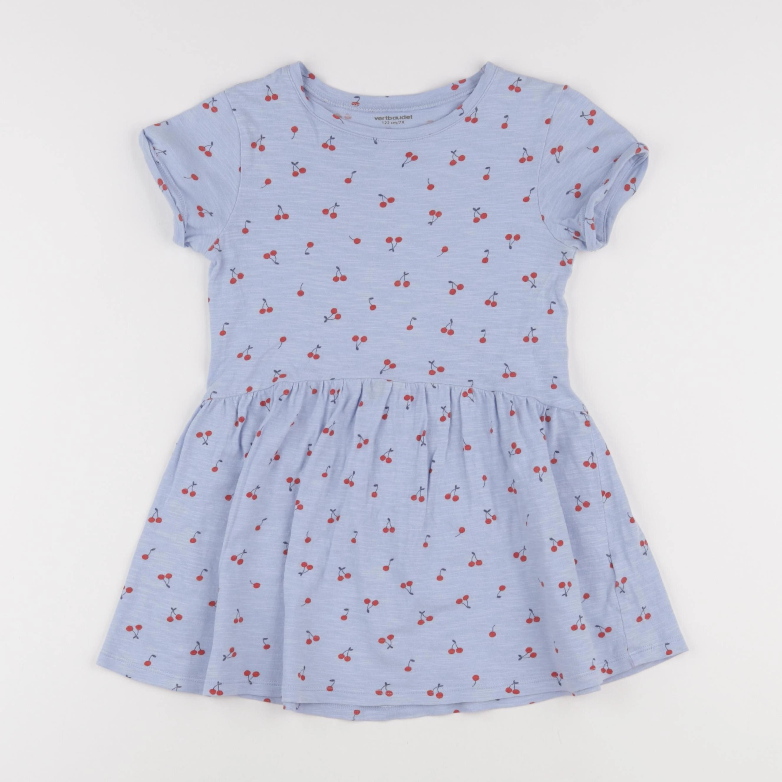 Vertbaudet - robe bleu - 7 ans
