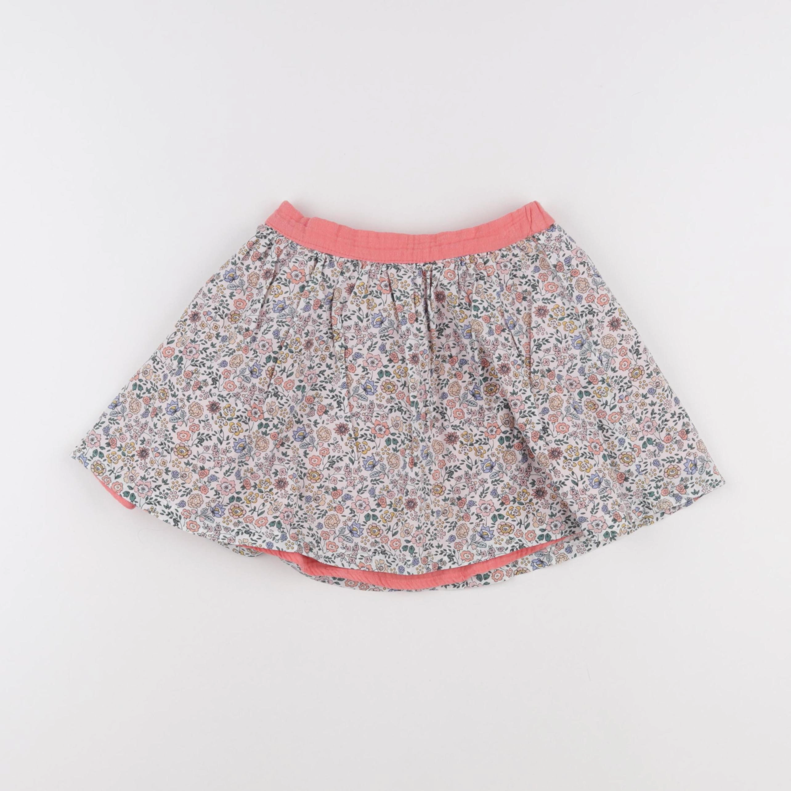 Vertbaudet - jupe réversible rose - 6 ans