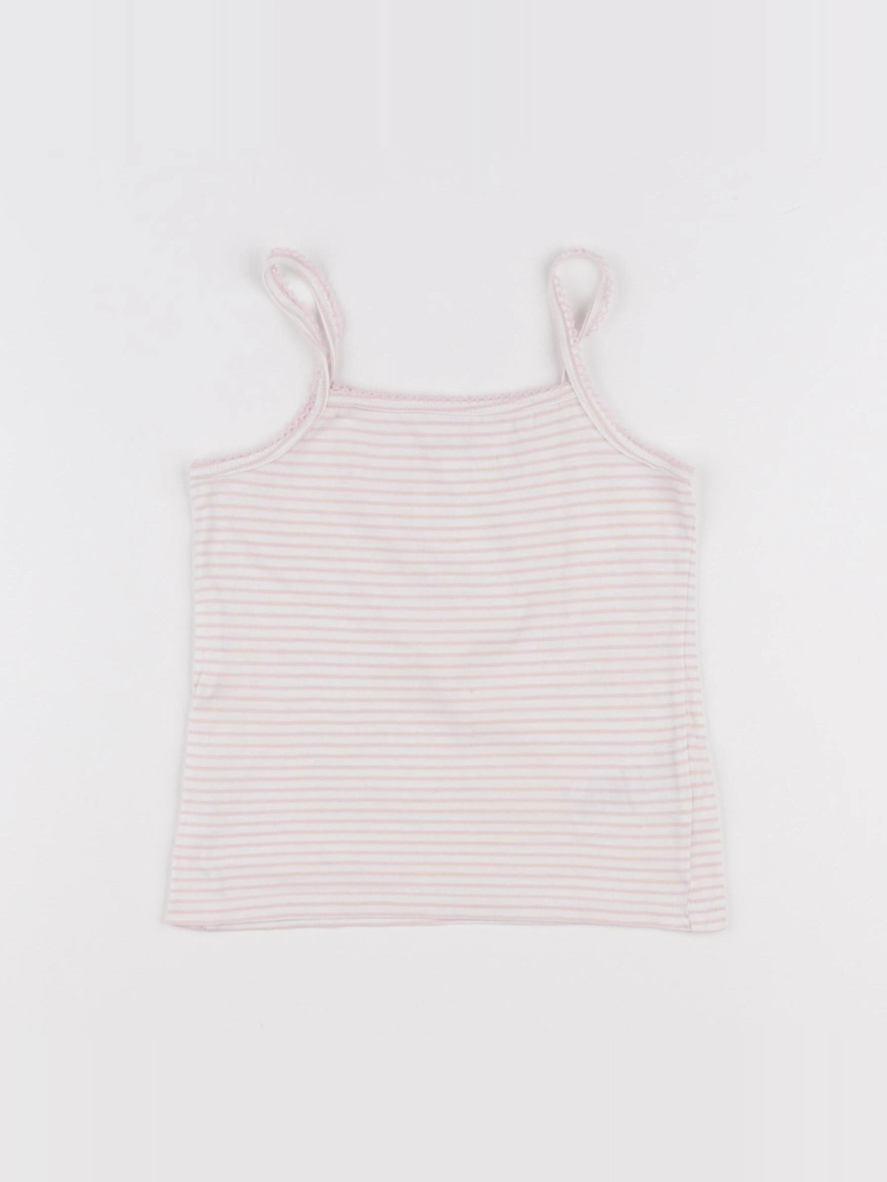 Vertbaudet - maillot de corps rose - 4 ans