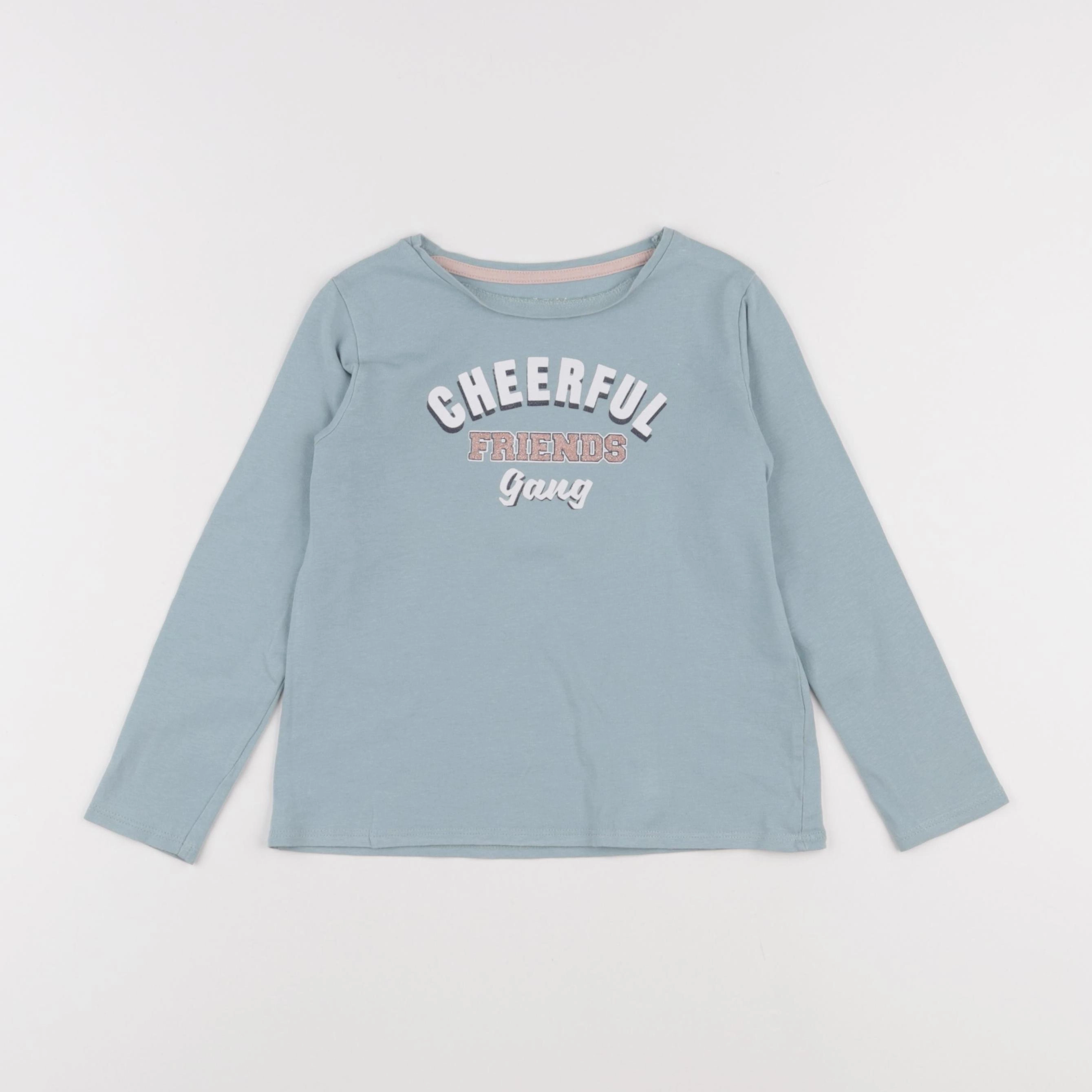 Vertbaudet - tee-shirt vert - 6 ans