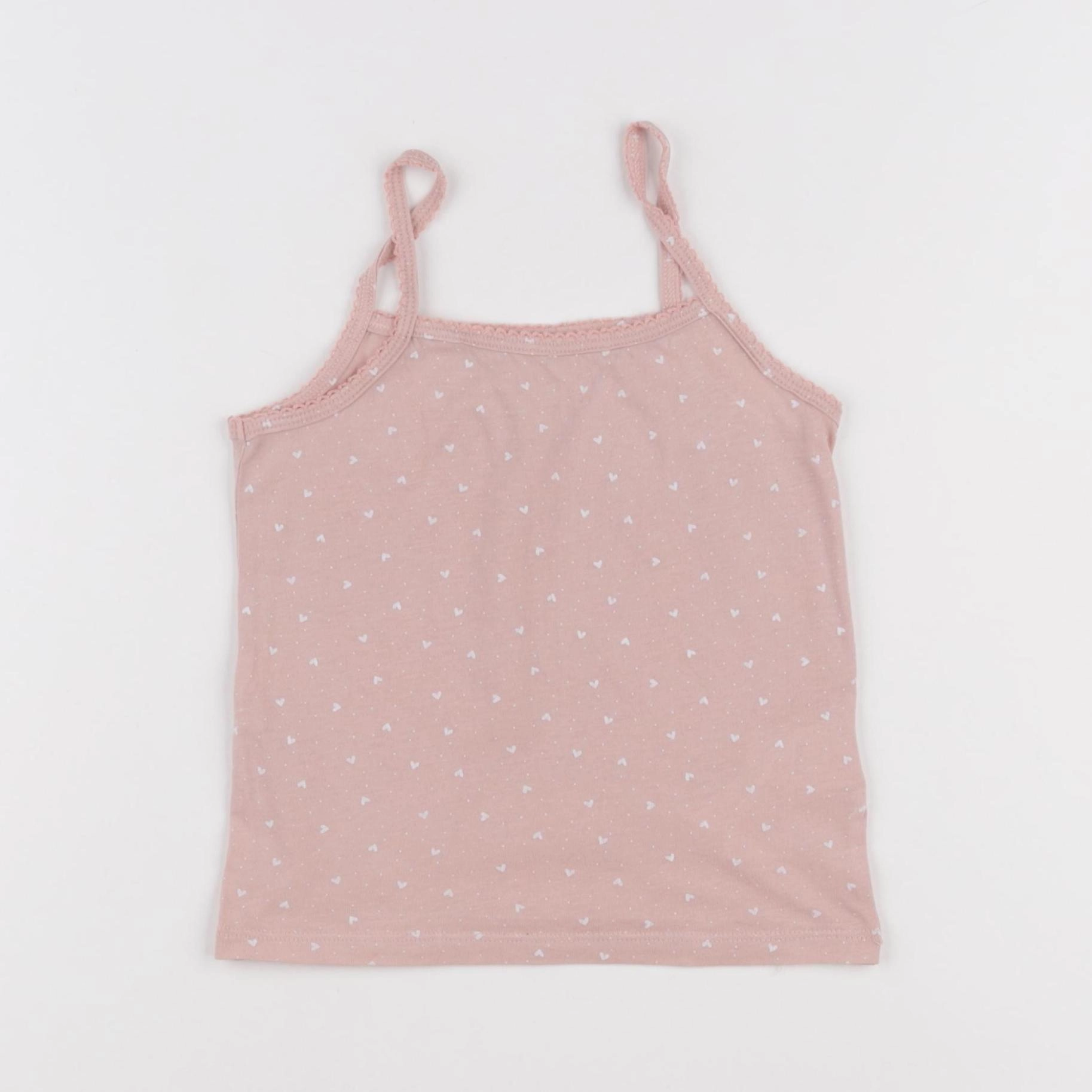 Vertbaudet - maillot de corps rose - 4 ans