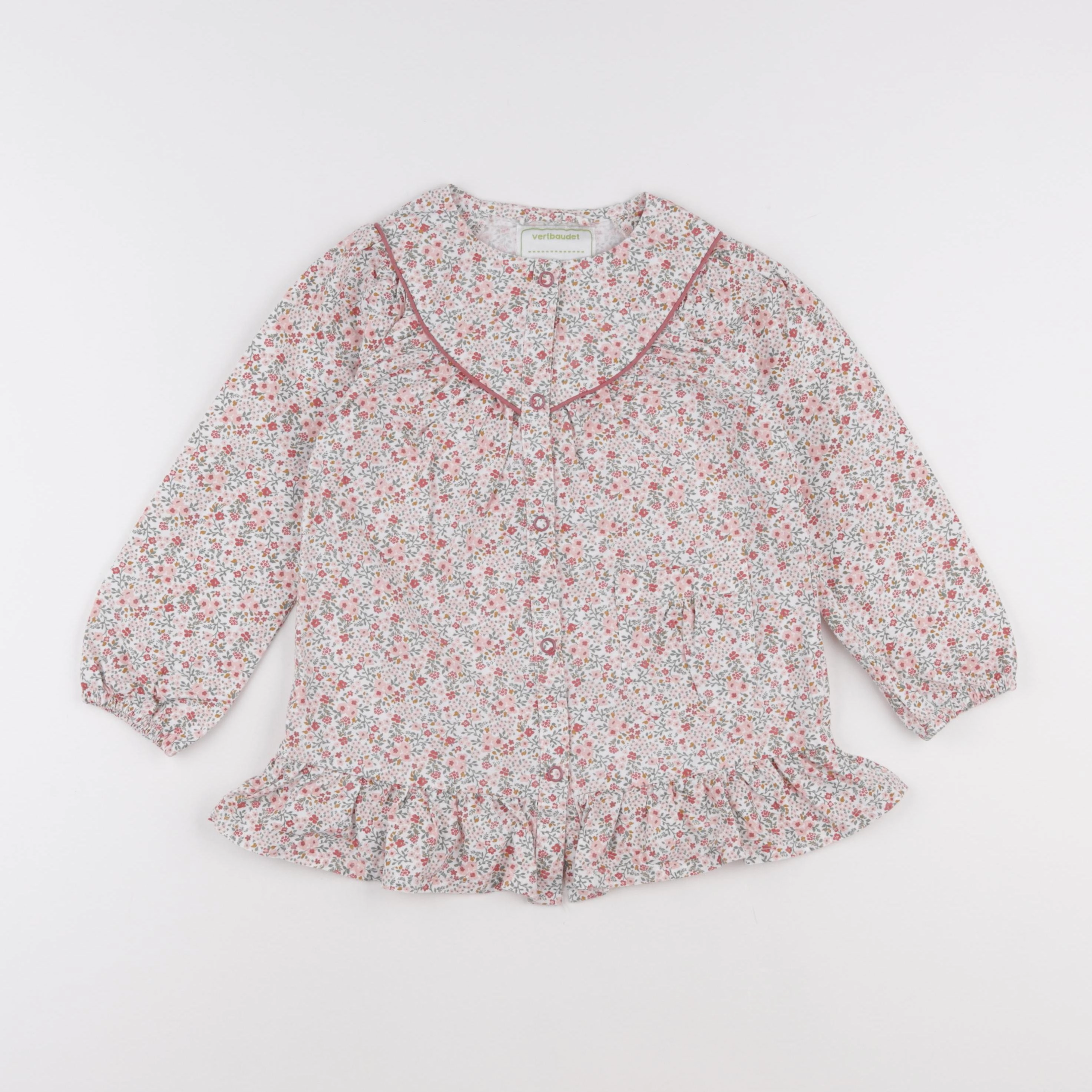 Vertbaudet - blouse rose - 4 ans