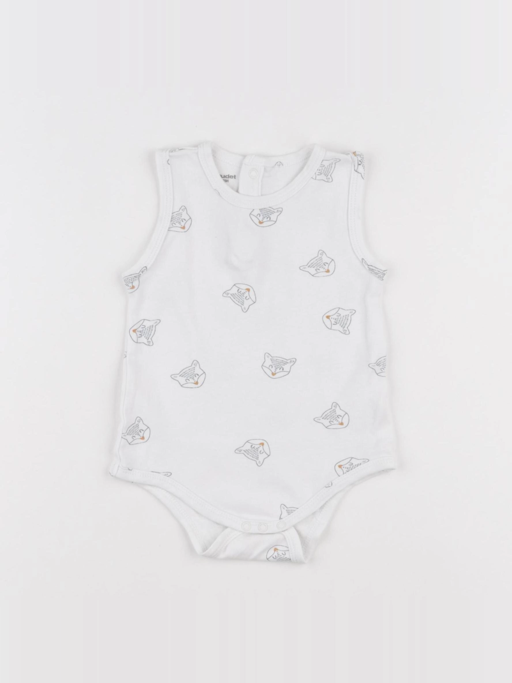 Vertbaudet - body blanc - 12 mois