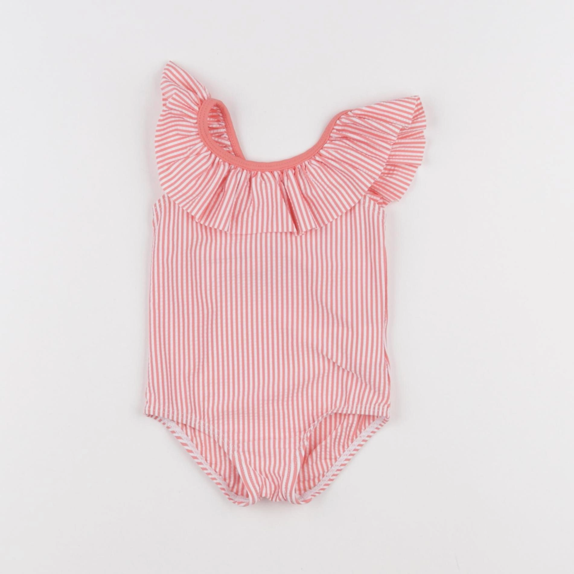Vertbaudet - maillot de bain rose - 12 mois