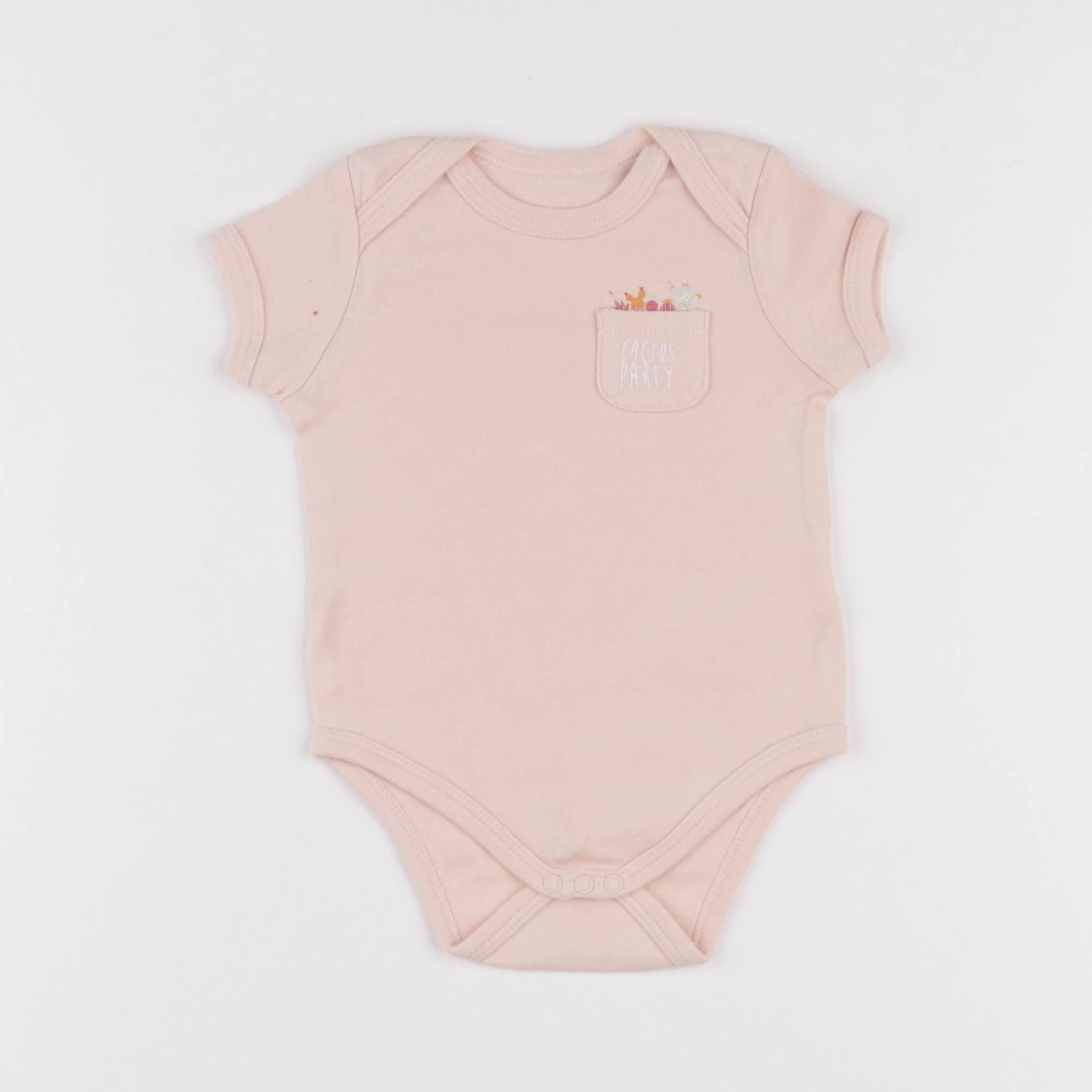 Vertbaudet - body rose - 9 mois